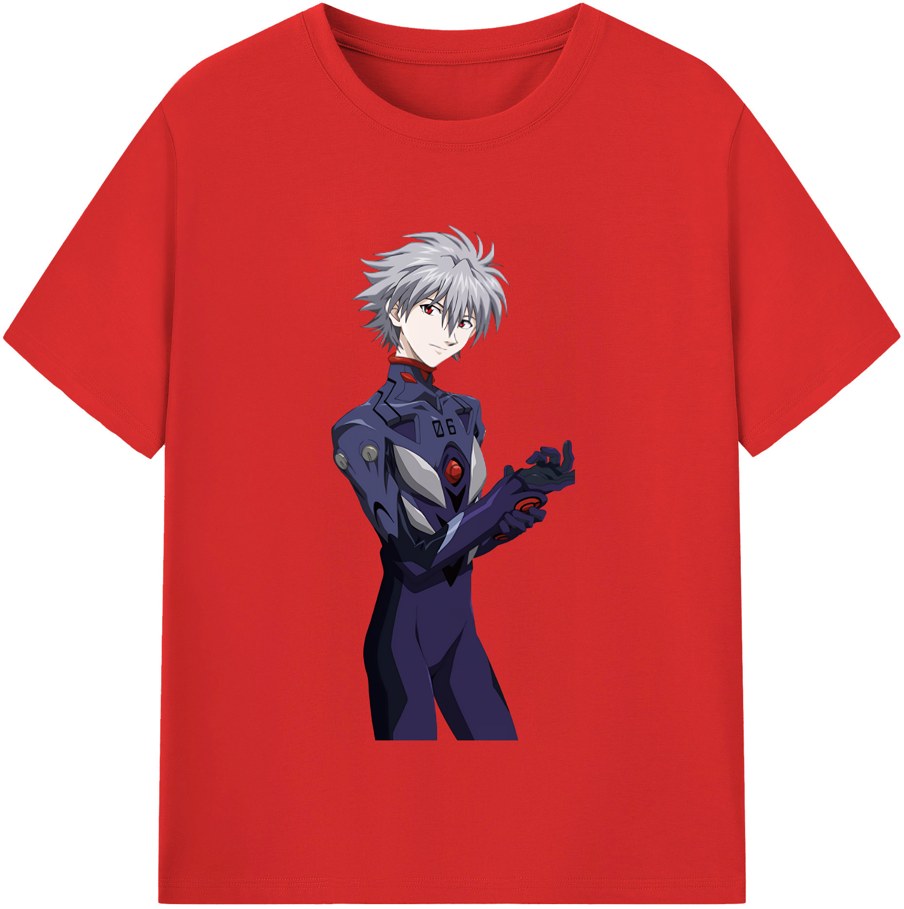 （画像用） EVA 新世紀エヴァンゲリオン レディースカジュアルプリントTシャツ（綿100％）