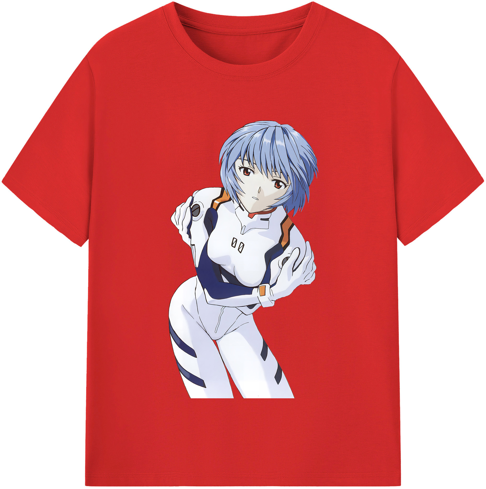 （画像用） EVA 新世紀エヴァンゲリオン レディースカジュアルプリントTシャツ（綿100％）