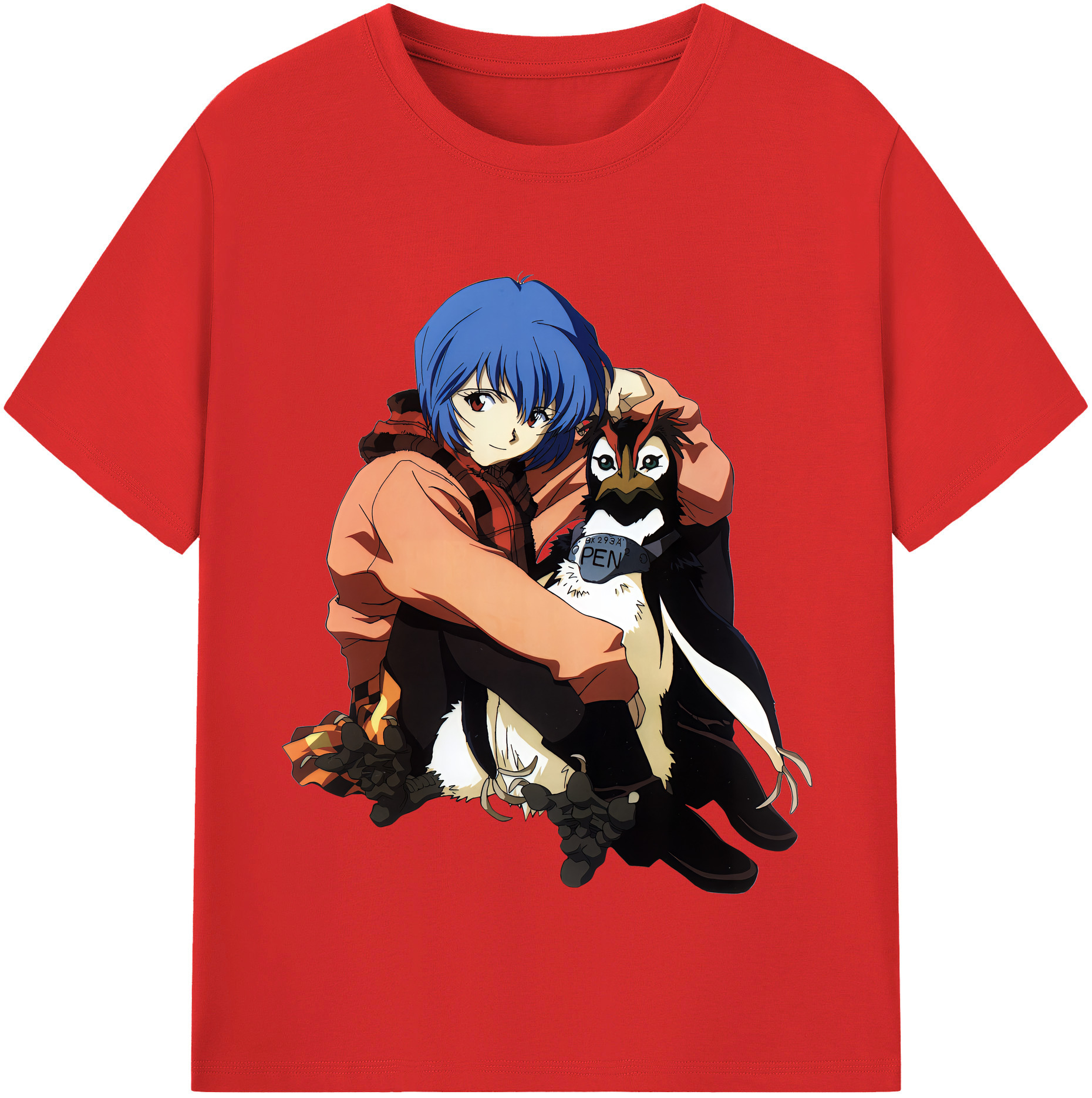 （画像用） EVA 新世紀エヴァンゲリオン レディースカジュアルプリントTシャツ（綿100％）
