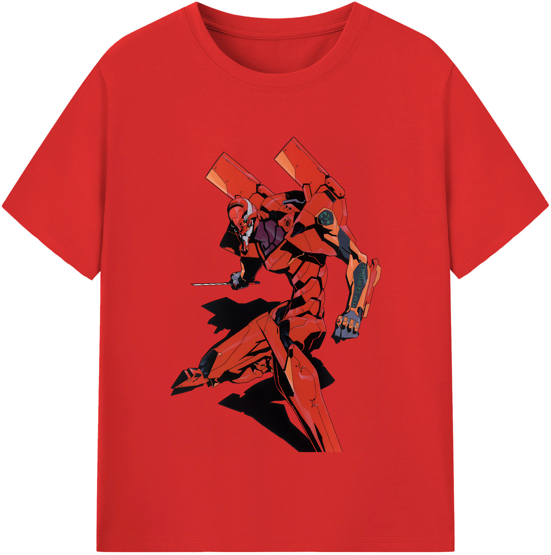 （画像用） EVA 新世紀エヴァンゲリオン レディースカジュアルプリントTシャツ（綿100％）