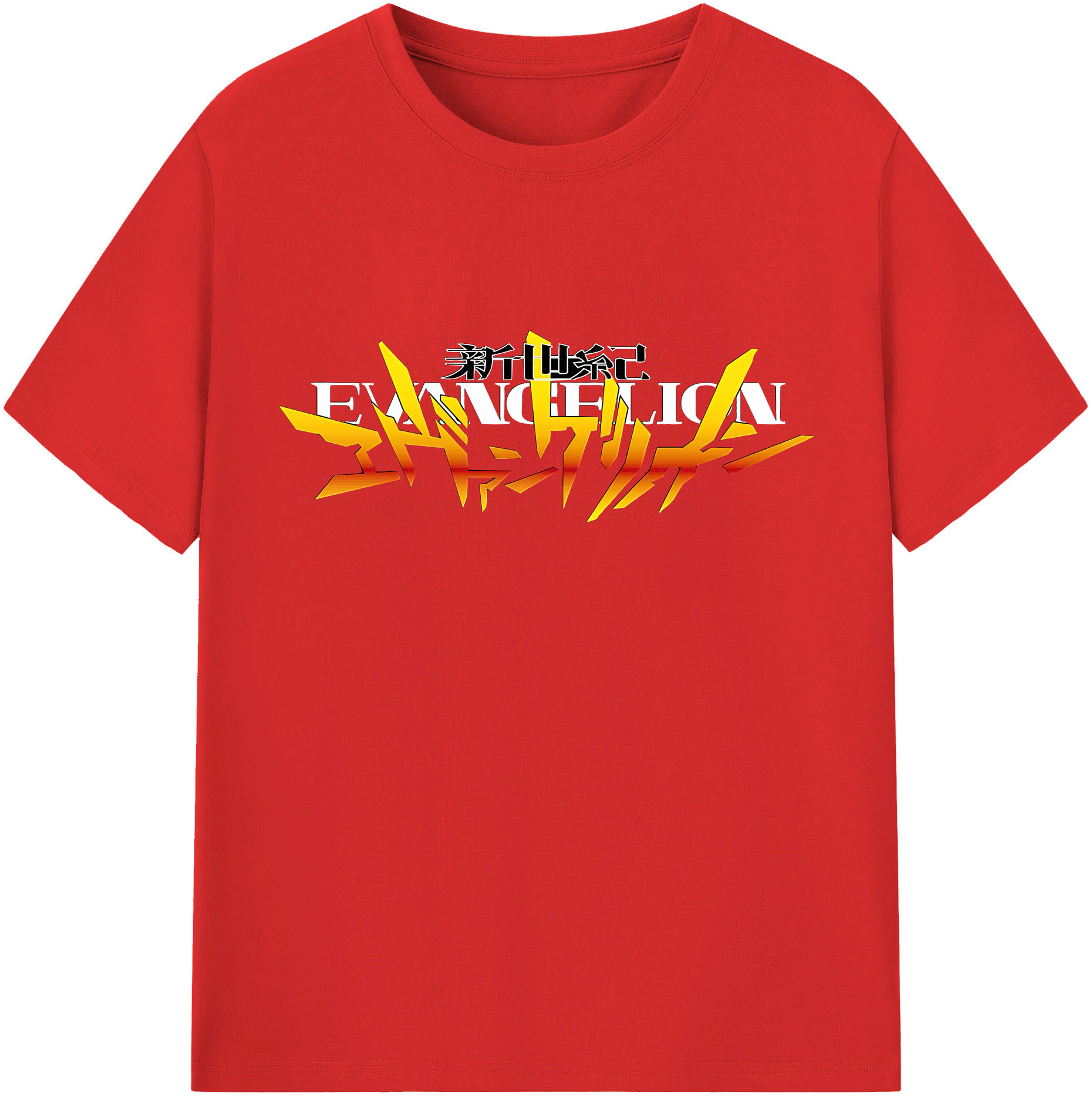 （画像用） EVA 新世紀エヴァンゲリオン レディースカジュアルプリントTシャツ（綿100％）
