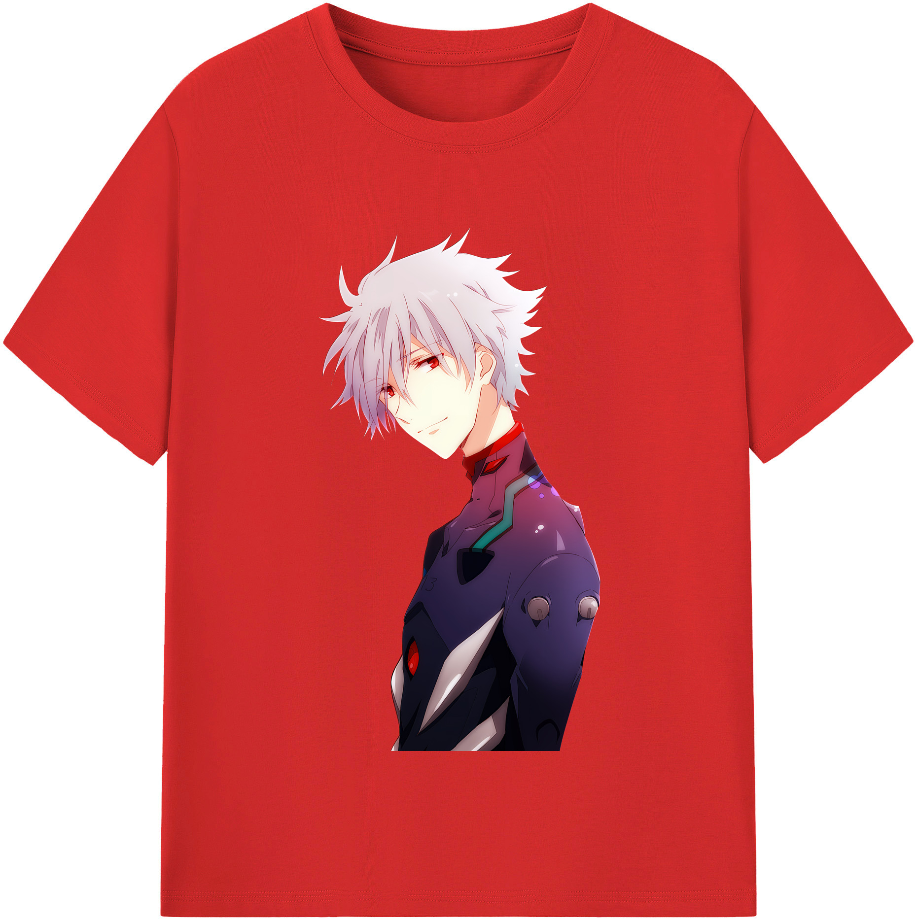 （画像用） EVA 新世紀エヴァンゲリオン レディースカジュアルプリントTシャツ（綿100％）
