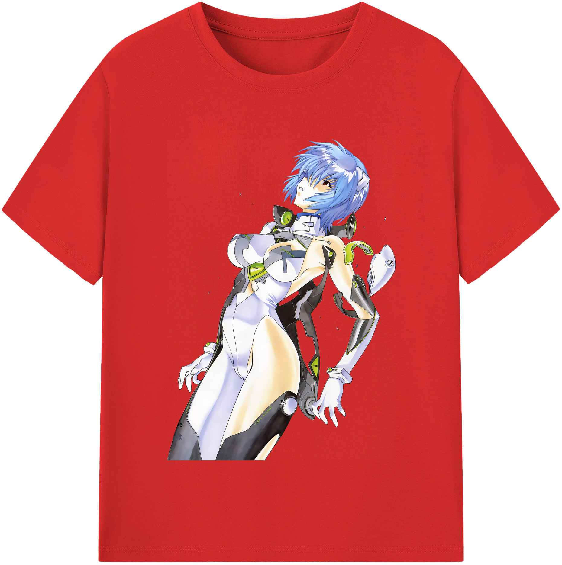 （画像用） EVA 新世紀エヴァンゲリオン レディースカジュアルプリントTシャツ（綿100％）