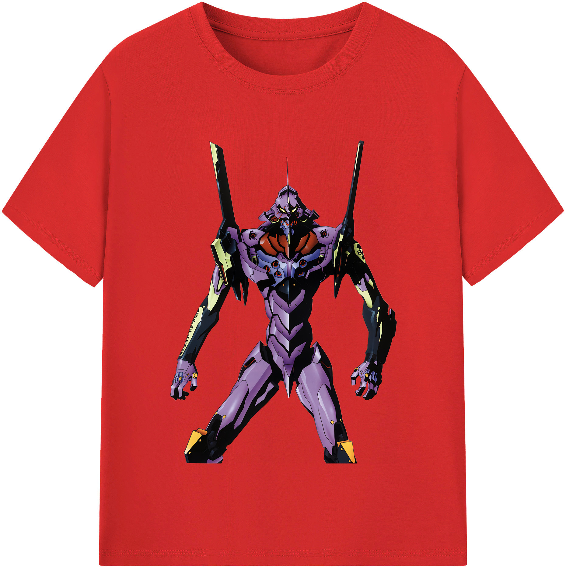 （画像用） EVA 新世紀エヴァンゲリオン レディースカジュアルプリントTシャツ（綿100％）