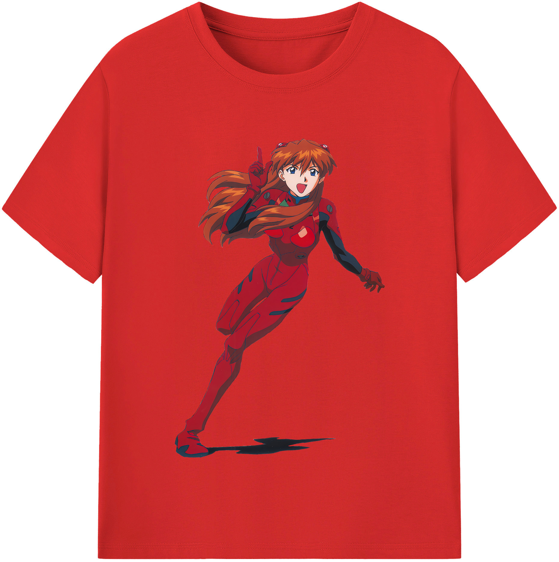 （画像用） EVA 新世紀エヴァンゲリオン レディースカジュアルプリントTシャツ（綿100％）