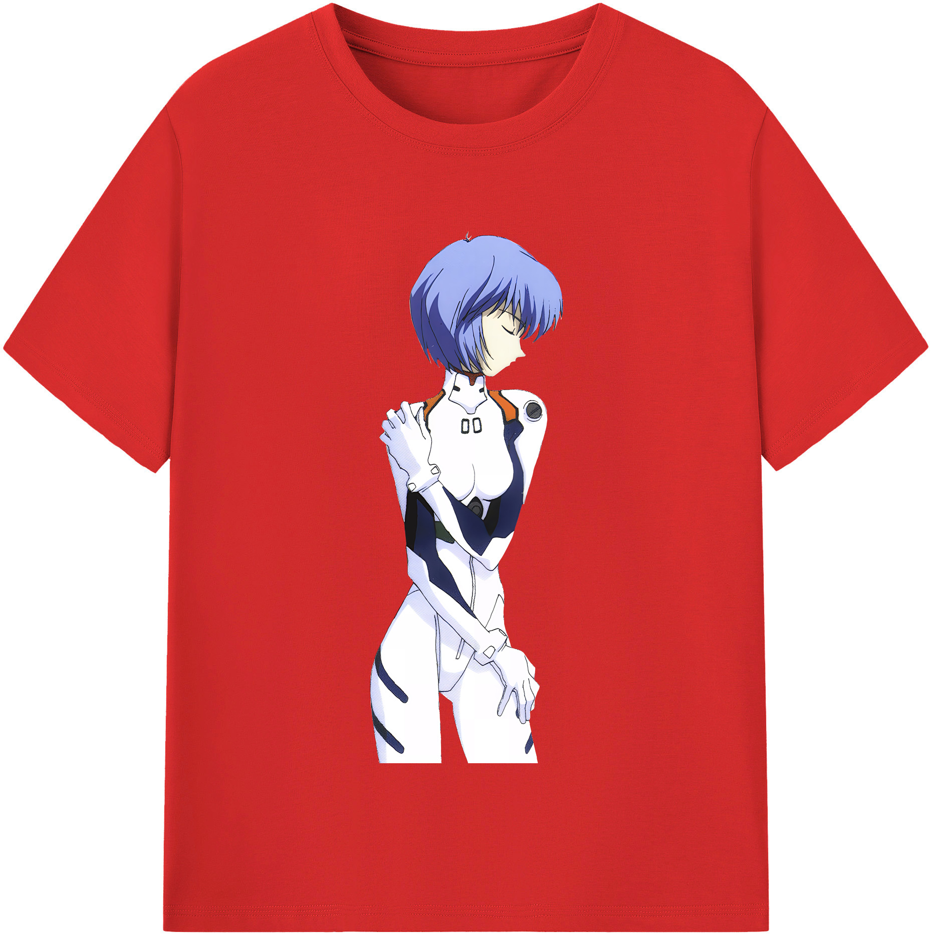 （画像用） EVA 新世紀エヴァンゲリオン レディースカジュアルプリントTシャツ（綿100％）
