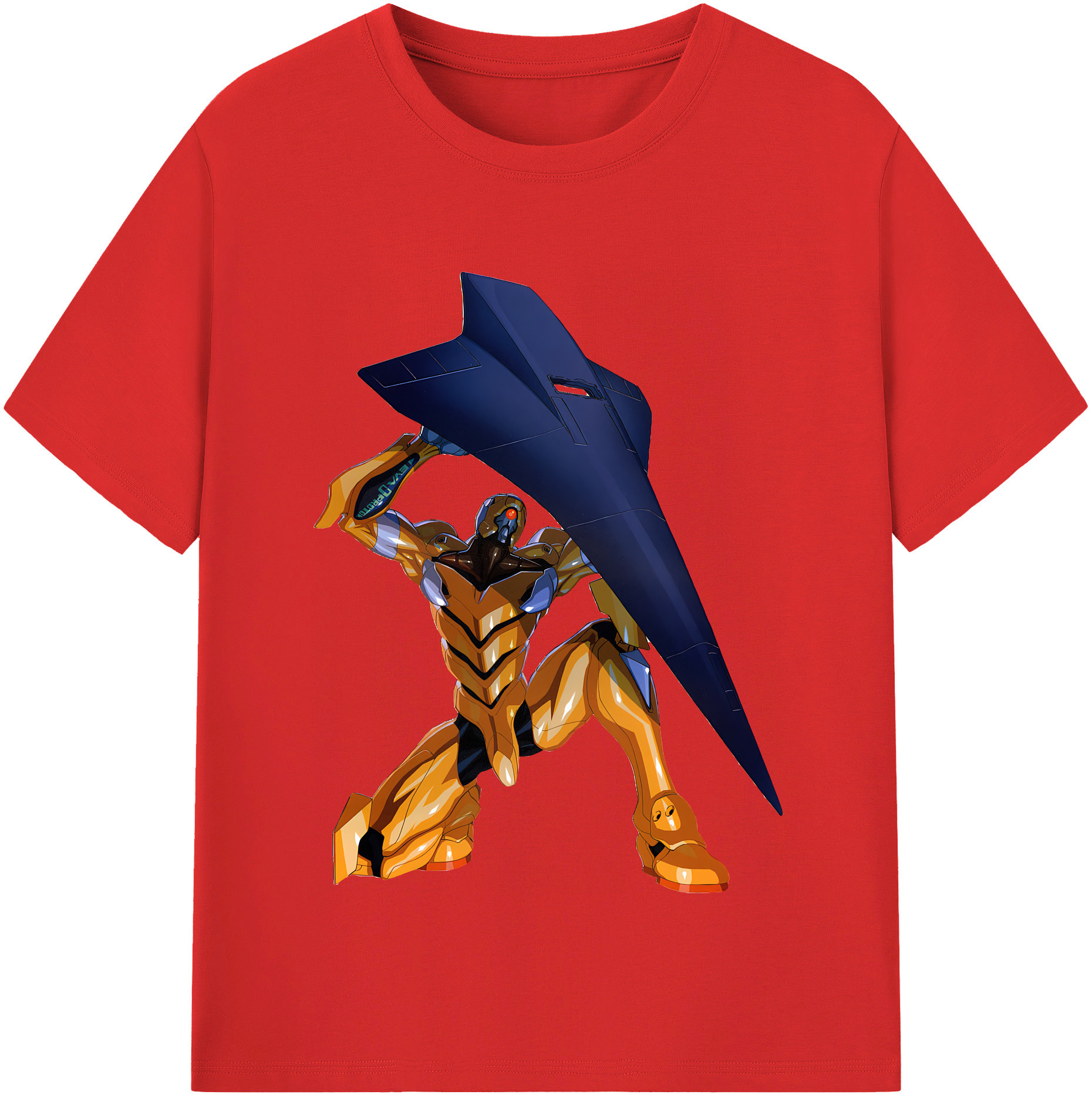 （画像用） EVA 新世紀エヴァンゲリオン レディースカジュアルプリントTシャツ（綿100％）