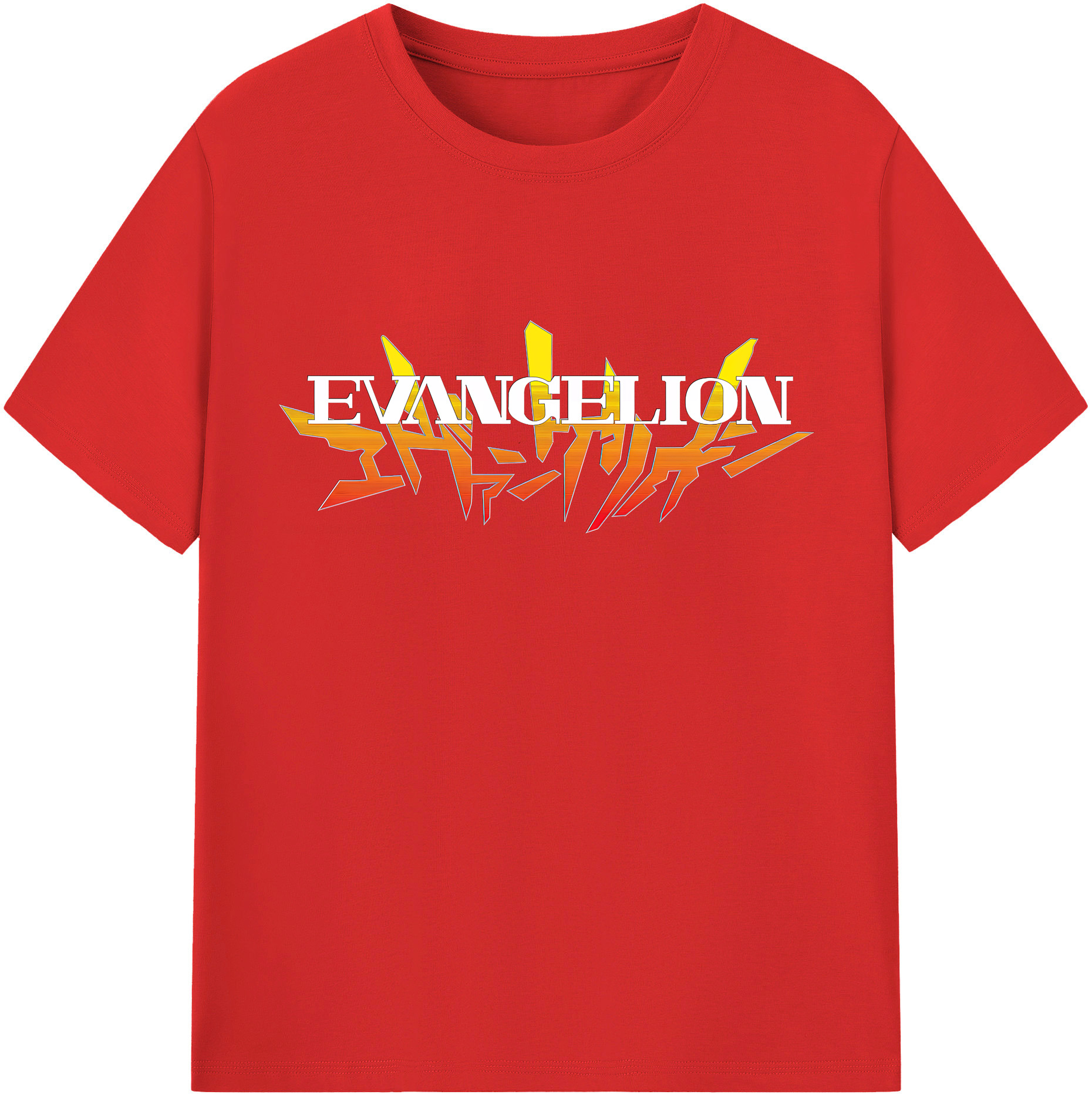 （画像用） EVA 新世紀エヴァンゲリオン レディースカジュアルプリントTシャツ（綿100％）