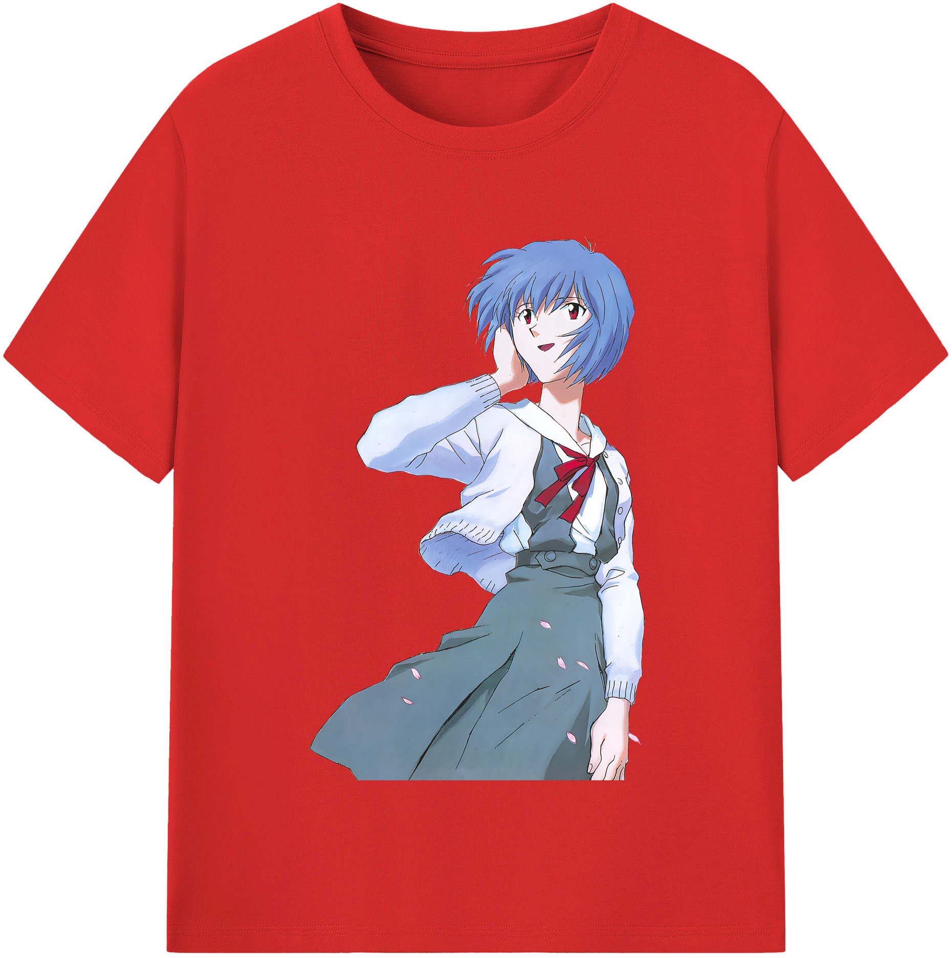（画像用） EVA 新世紀エヴァンゲリオン レディースカジュアルプリントTシャツ（綿100％）