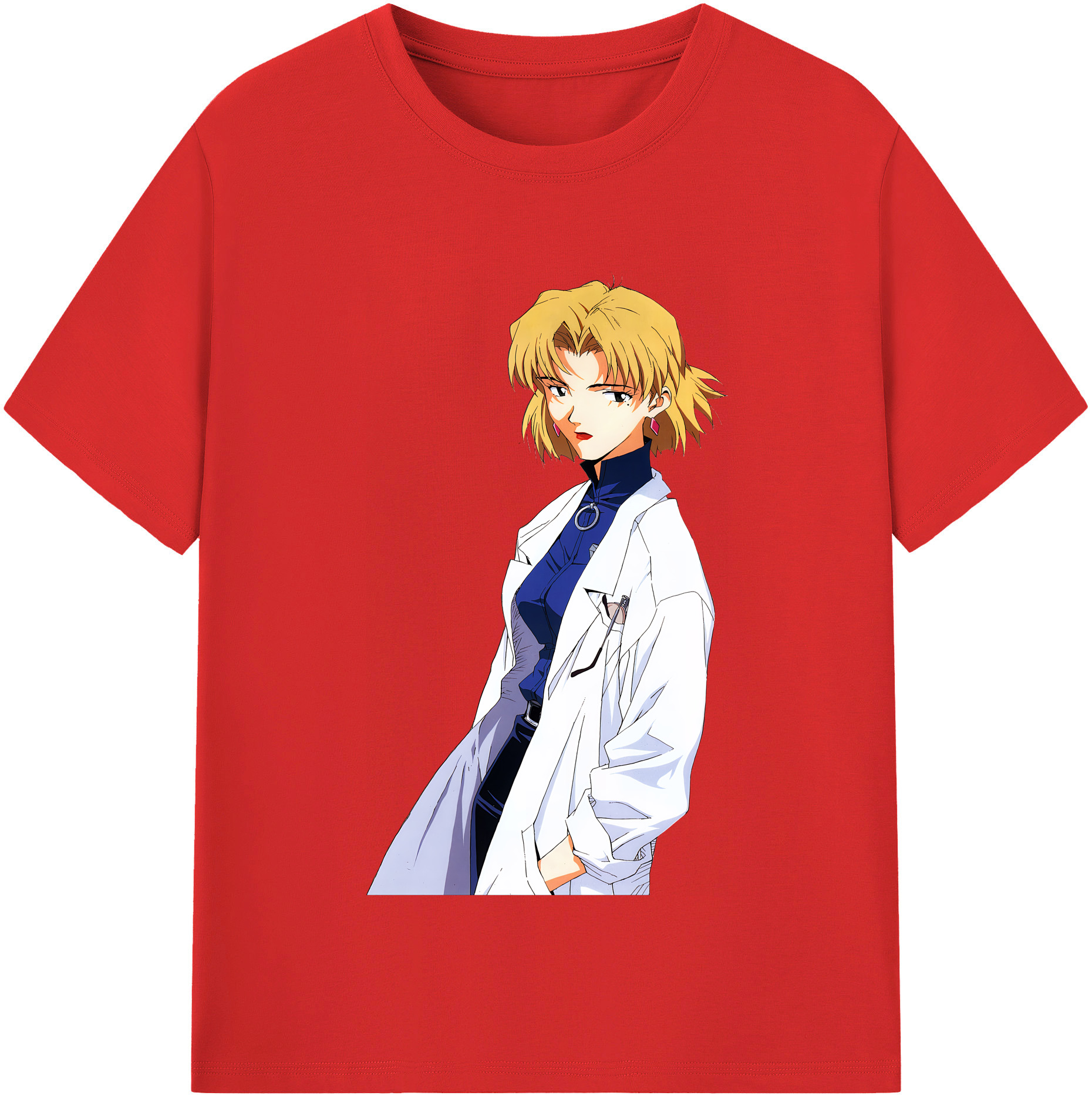 （画像用） EVA 新世紀エヴァンゲリオン レディースカジュアルプリントTシャツ（綿100％）
