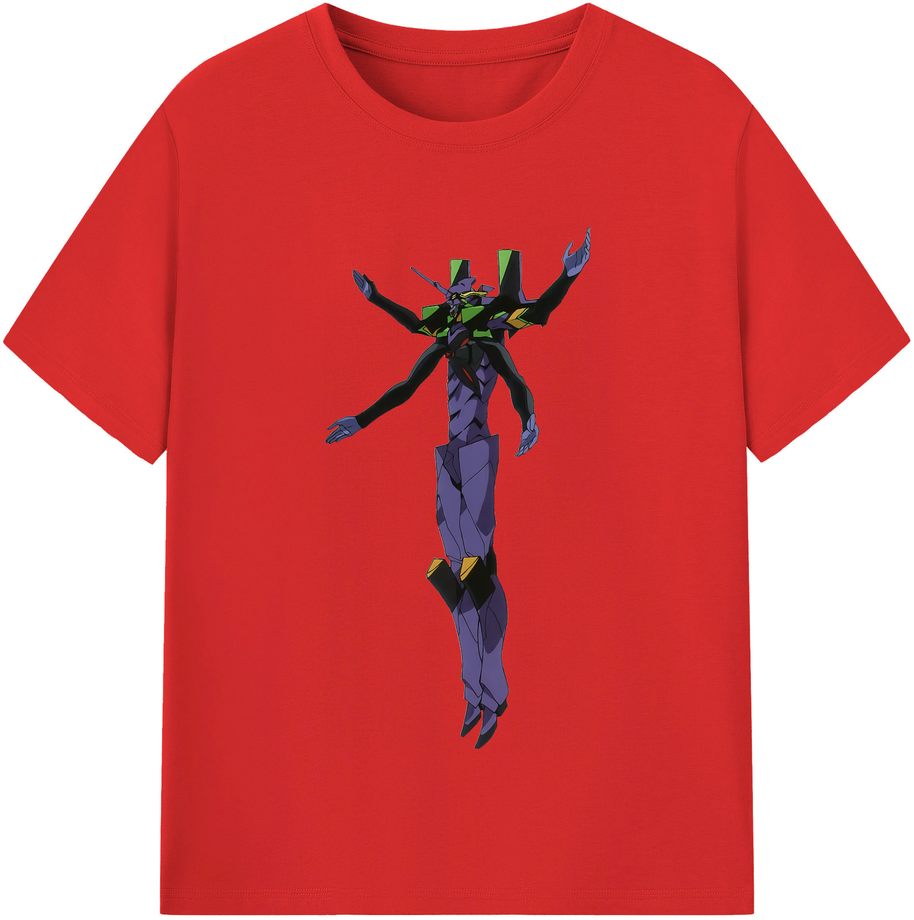 （画像用） EVA 新世紀エヴァンゲリオン レディースカジュアルプリントTシャツ（綿100％）