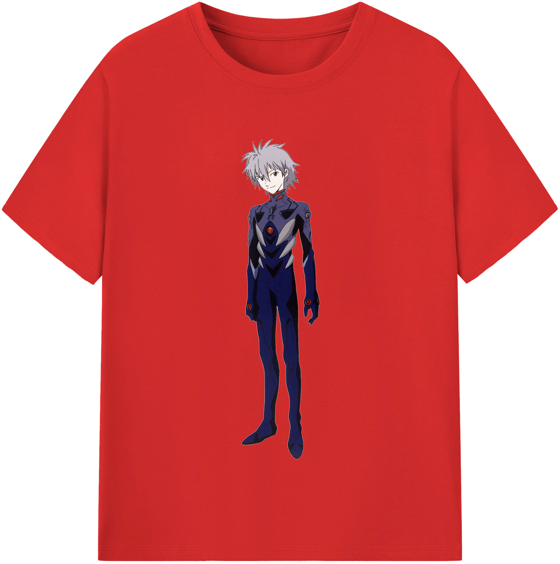 （画像用） EVA 新世紀エヴァンゲリオン レディースカジュアルプリントTシャツ（綿100％）