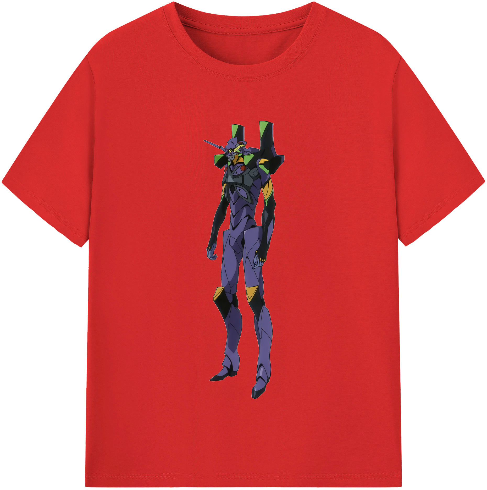 （画像用） EVA 新世紀エヴァンゲリオン レディースカジュアルプリントTシャツ（綿100％）