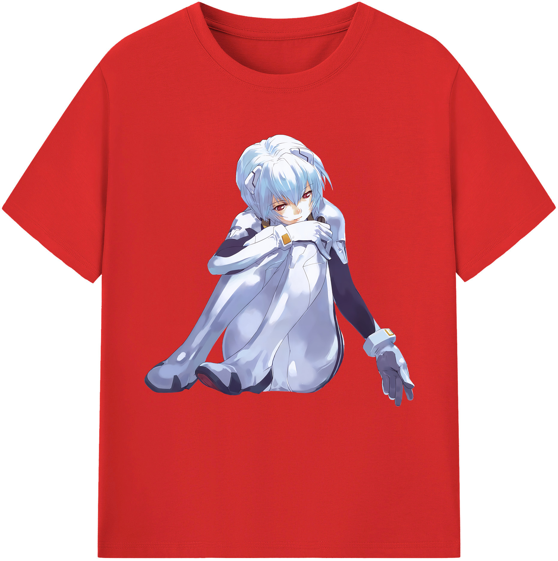 （画像用） EVA 新世紀エヴァンゲリオン レディースカジュアルプリントTシャツ（綿100％）