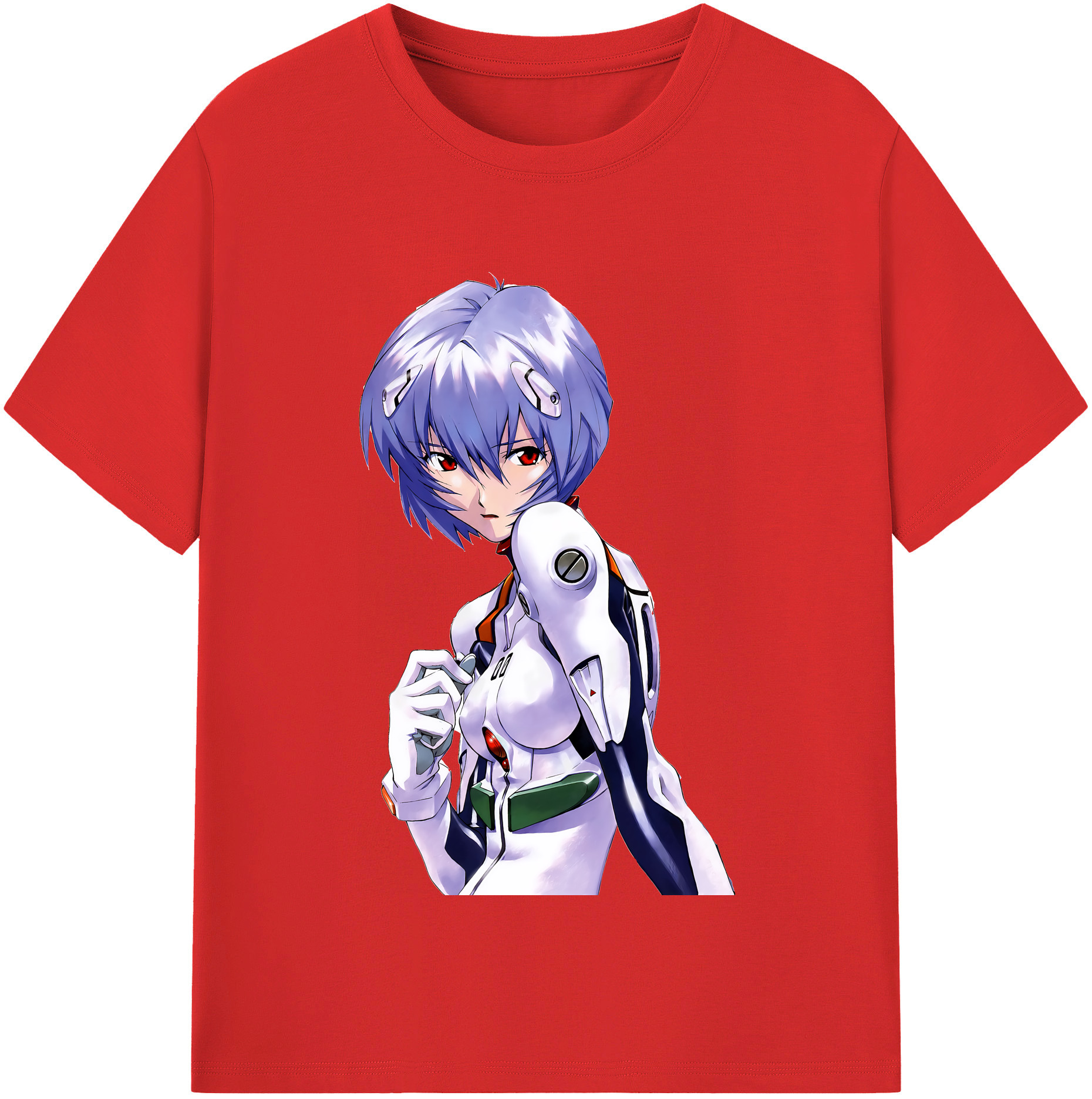 （画像用） EVA 新世紀エヴァンゲリオン レディースカジュアルプリントTシャツ（綿100％）
