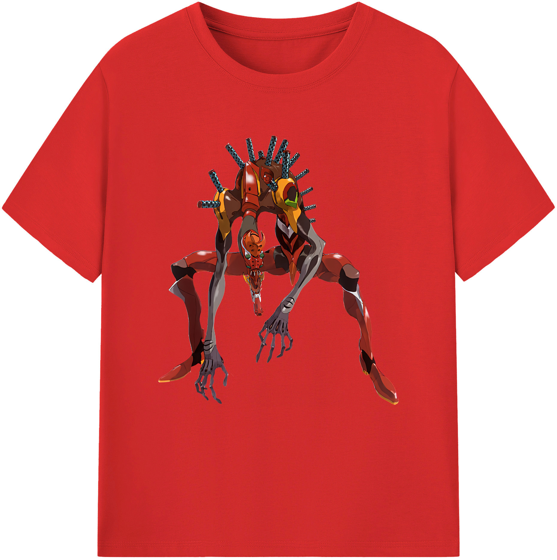 （画像用） EVA 新世紀エヴァンゲリオン レディースカジュアルプリントTシャツ（綿100％）