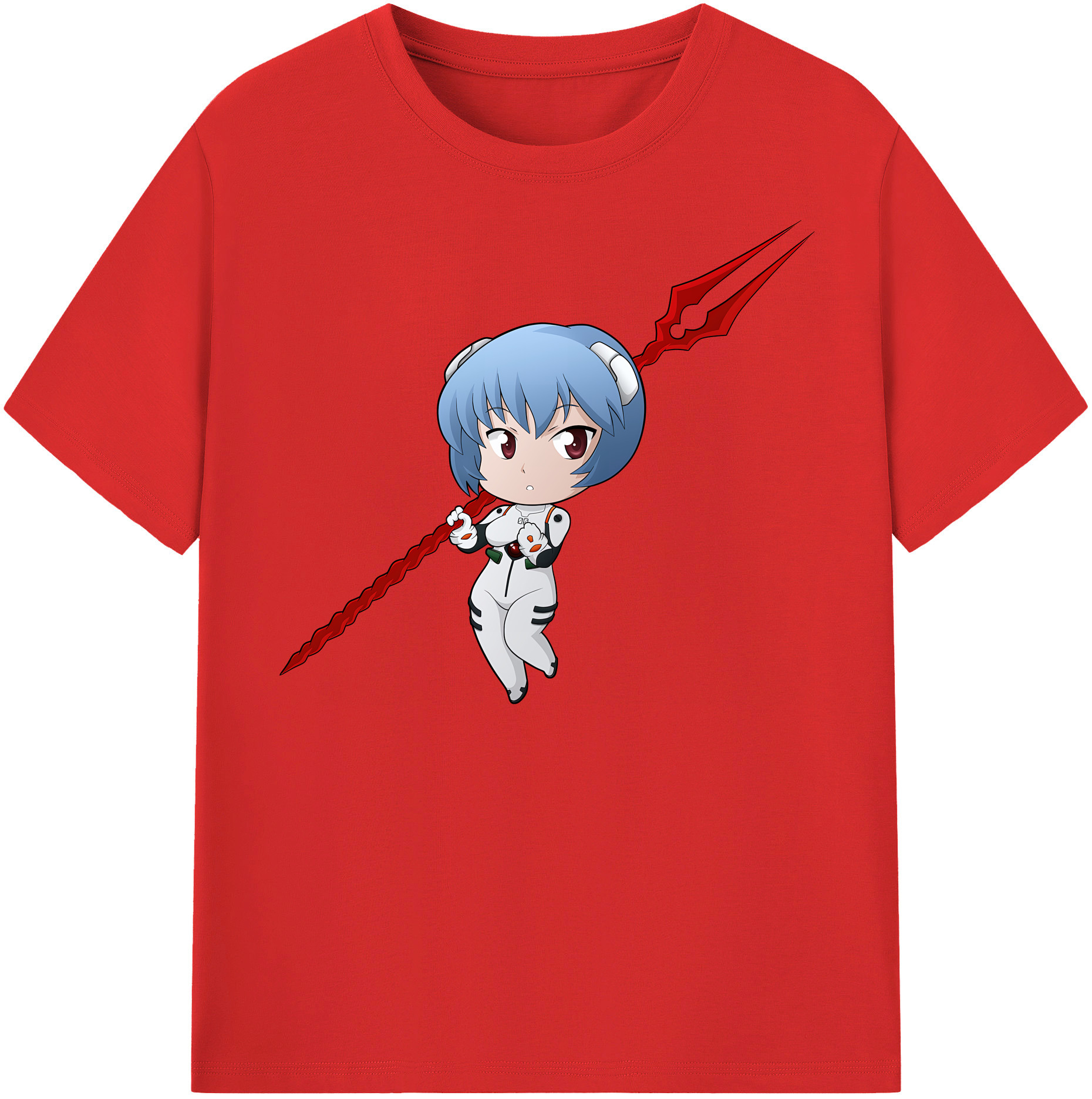 （画像用） EVA 新世紀エヴァンゲリオン レディースカジュアルプリントTシャツ（綿100％）