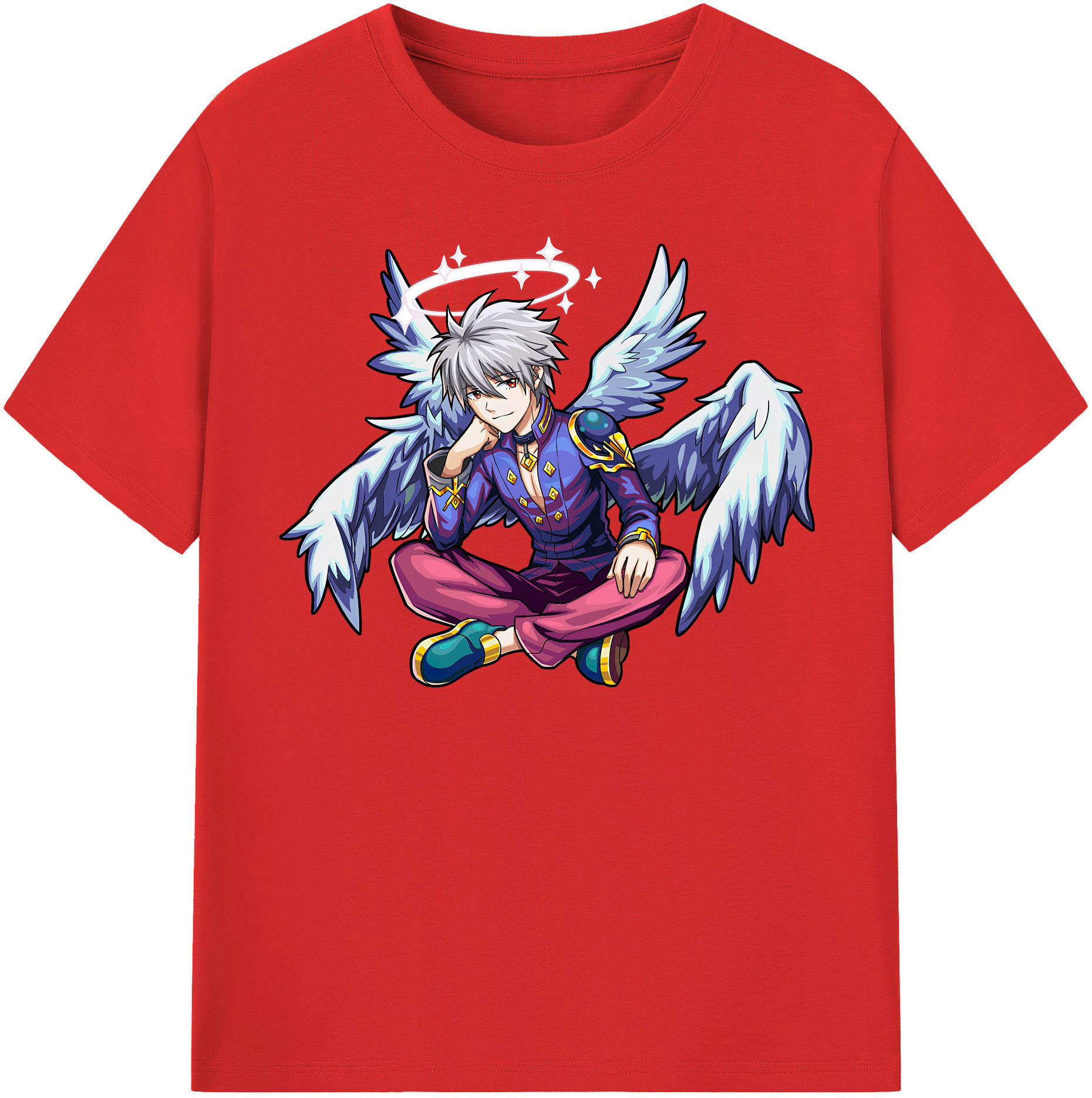 （画像用） EVA 新世紀エヴァンゲリオン レディースカジュアルプリントTシャツ（綿100％）