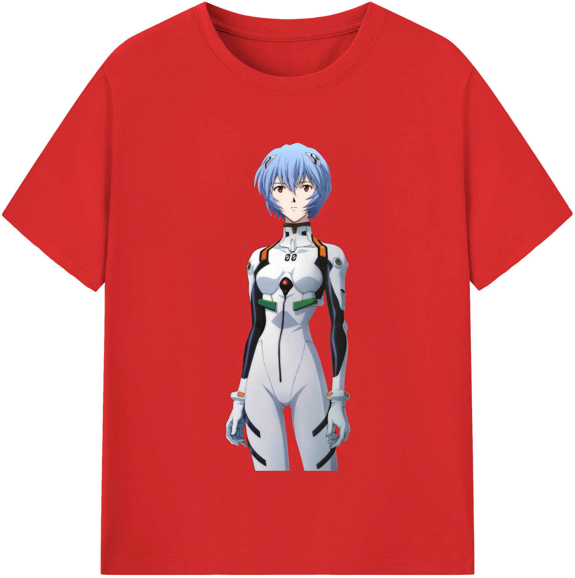 （画像用） EVA 新世紀エヴァンゲリオン レディースカジュアルプリントTシャツ（綿100％）