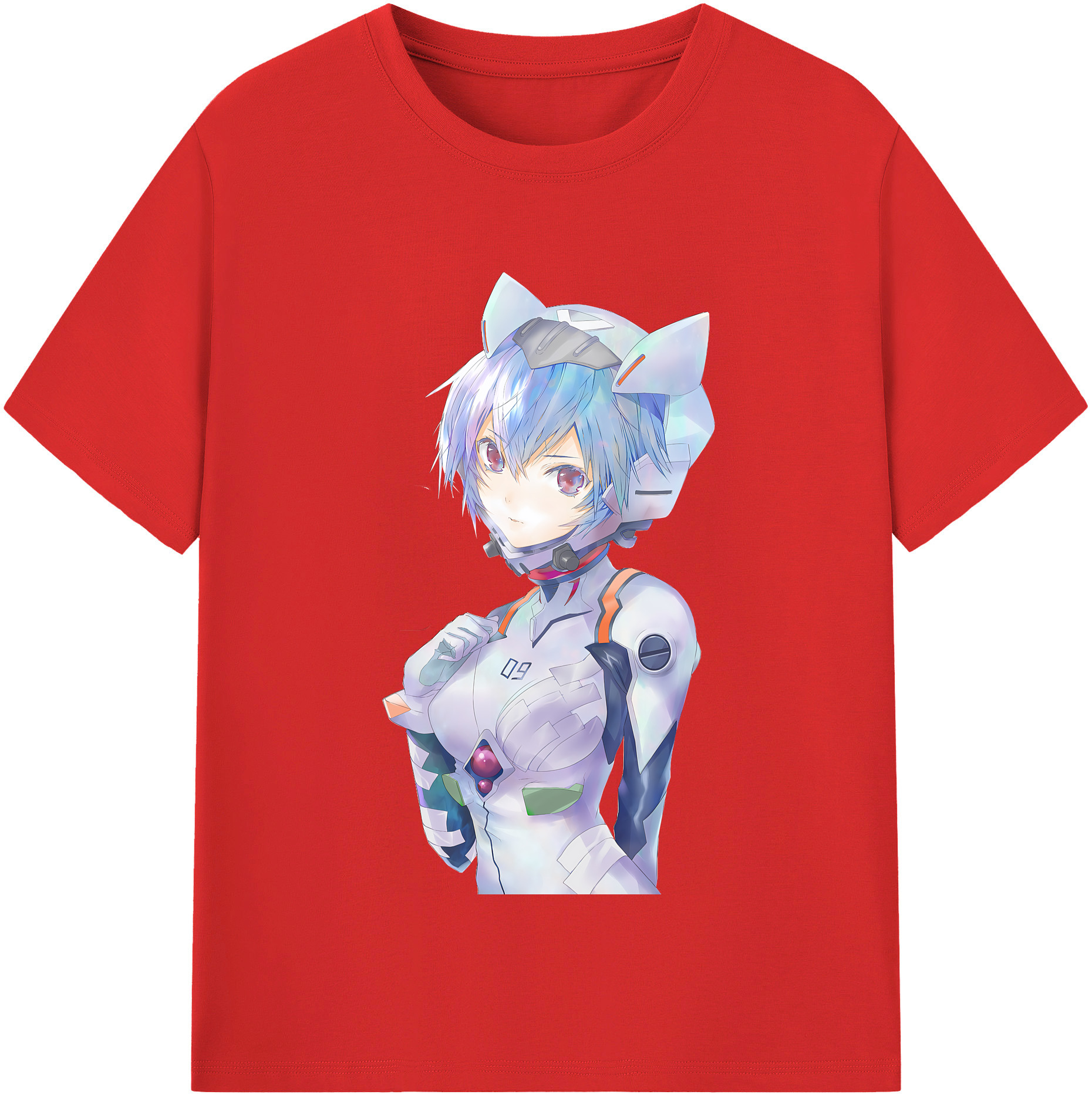 （画像用） EVA 新世紀エヴァンゲリオン レディースカジュアルプリントTシャツ（綿100％）
