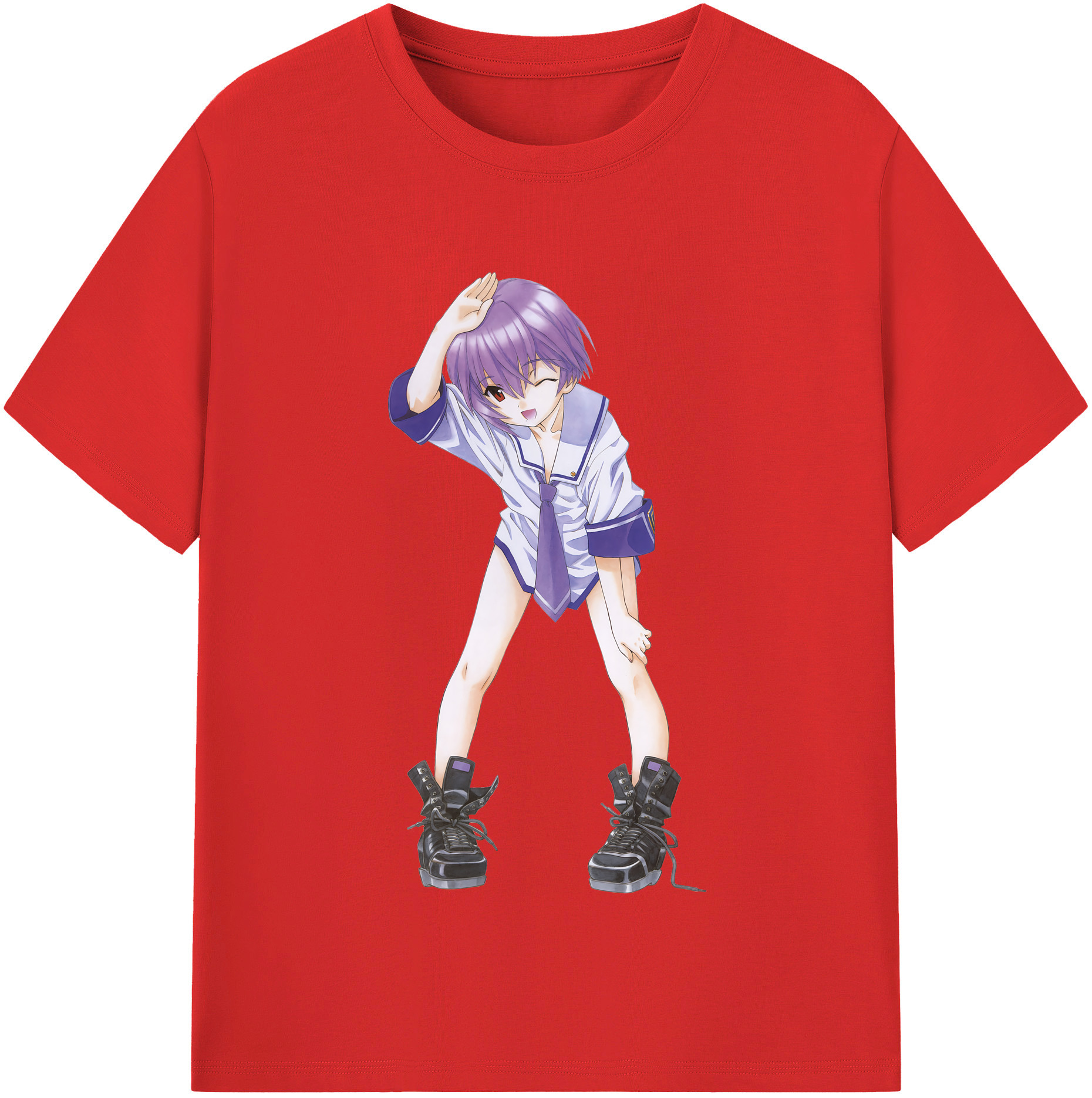 （画像用） EVA 新世紀エヴァンゲリオン レディースカジュアルプリントTシャツ（綿100％）
