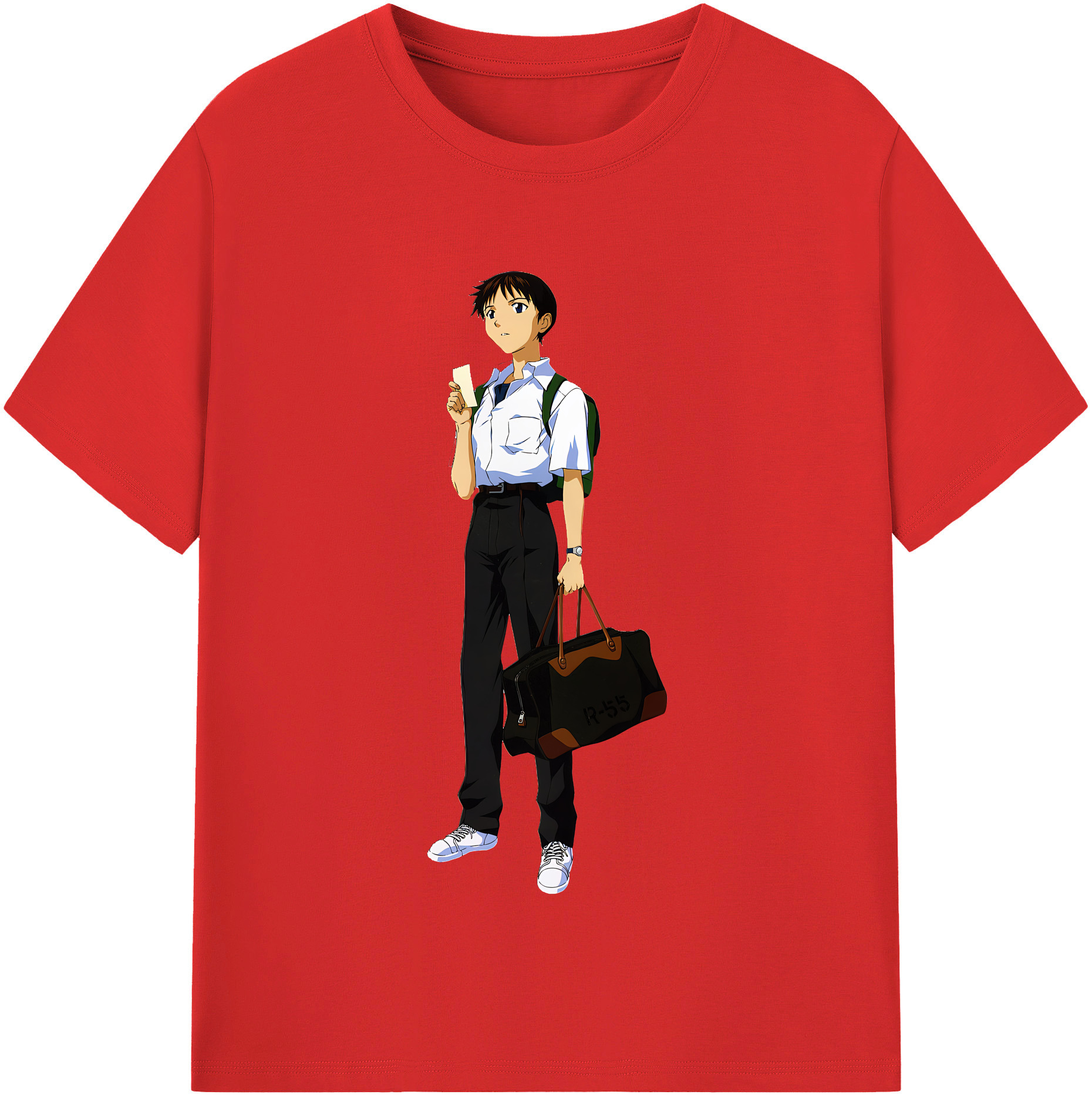 （画像用） EVA 新世紀エヴァンゲリオン レディースカジュアルプリントTシャツ（綿100％）