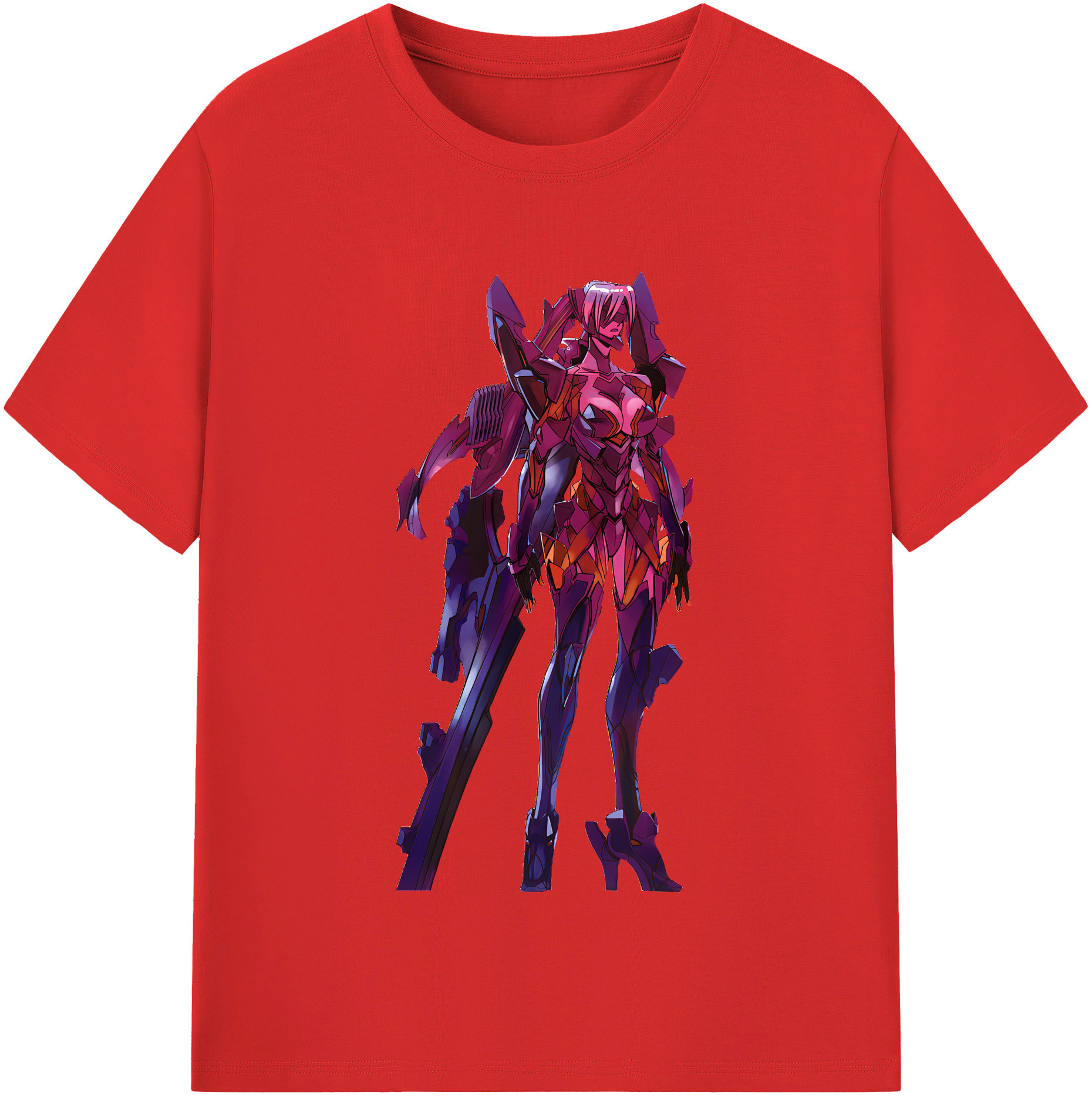 （画像用） EVA 新世紀エヴァンゲリオン レディースカジュアルプリントTシャツ（綿100％）