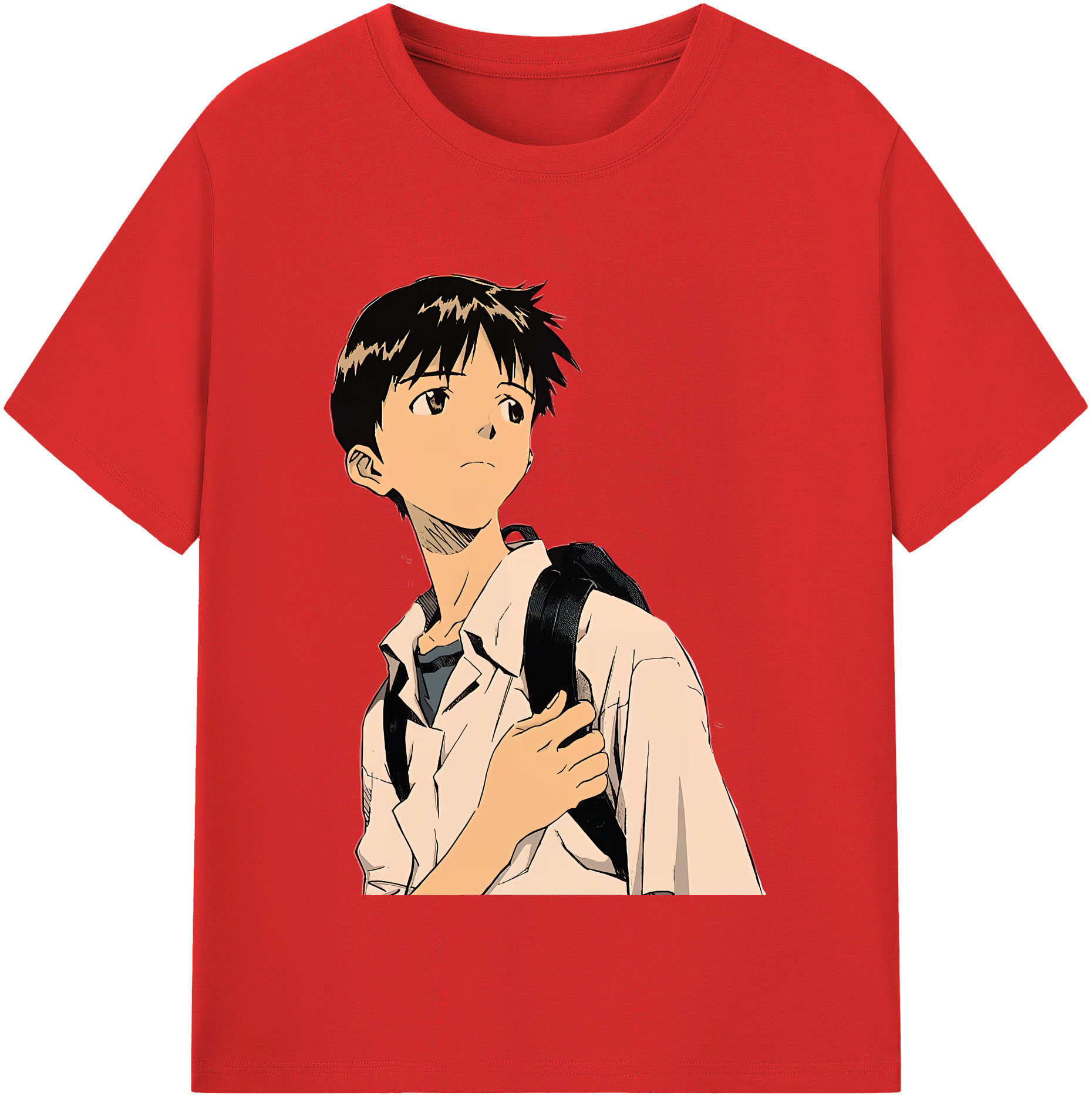 （画像用） EVA 新世紀エヴァンゲリオン レディースカジュアルプリントTシャツ（綿100％）