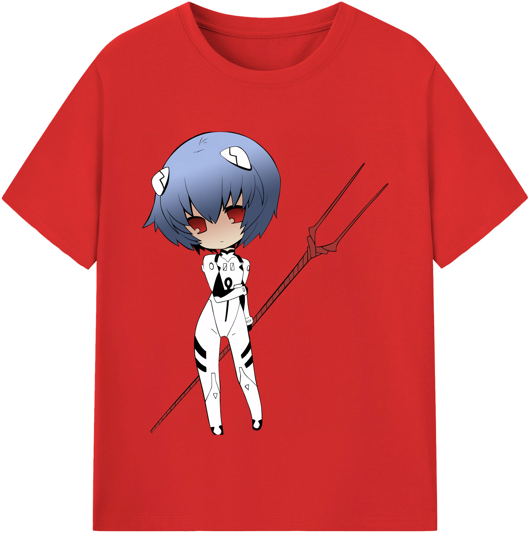 （画像用） EVA 新世紀エヴァンゲリオン レディースカジュアルプリントTシャツ（綿100％）