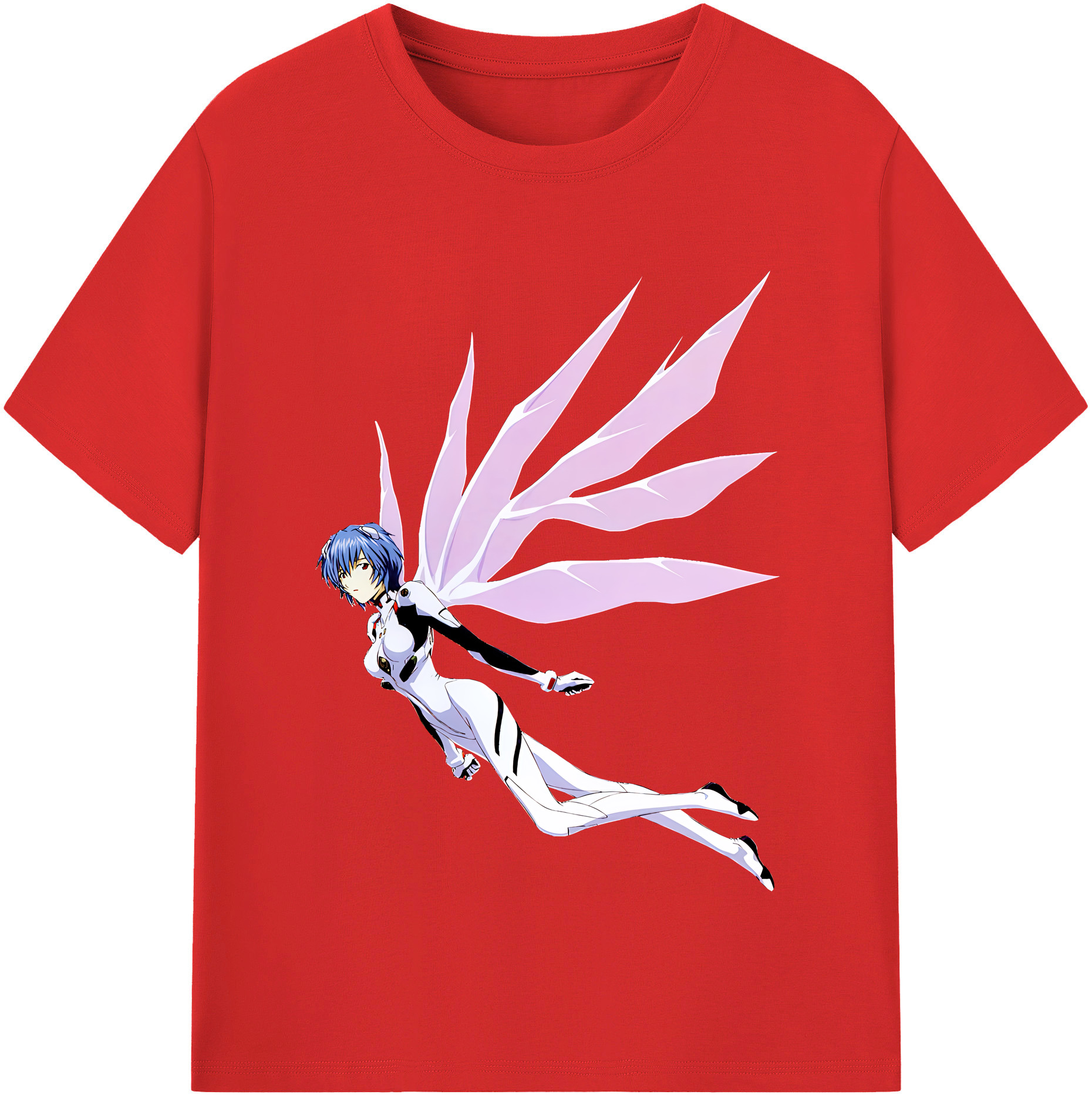 （画像用） EVA 新世紀エヴァンゲリオン レディースカジュアルプリントTシャツ（綿100％）