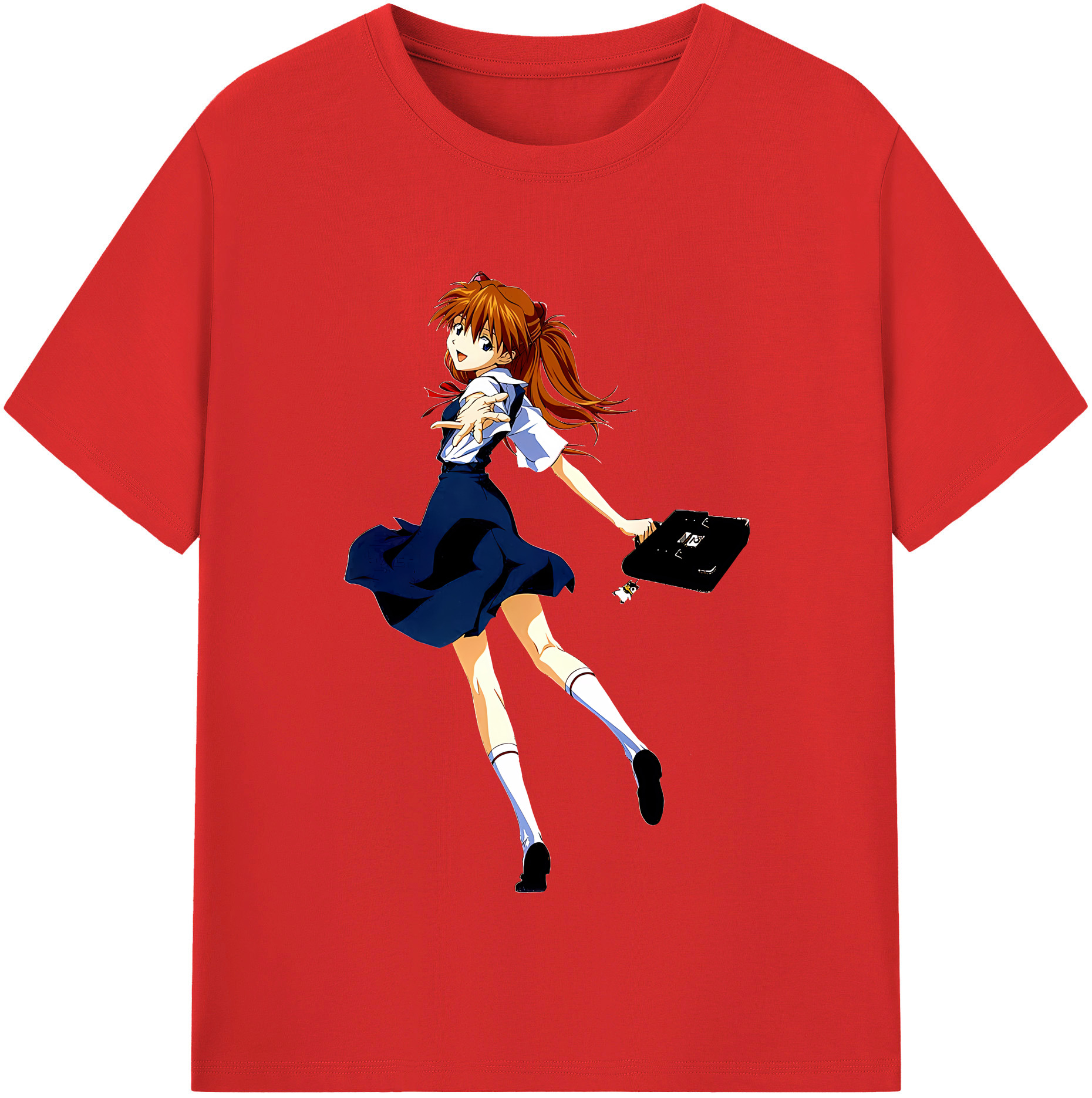 （画像用） EVA 新世紀エヴァンゲリオン レディースカジュアルプリントTシャツ（綿100％）
