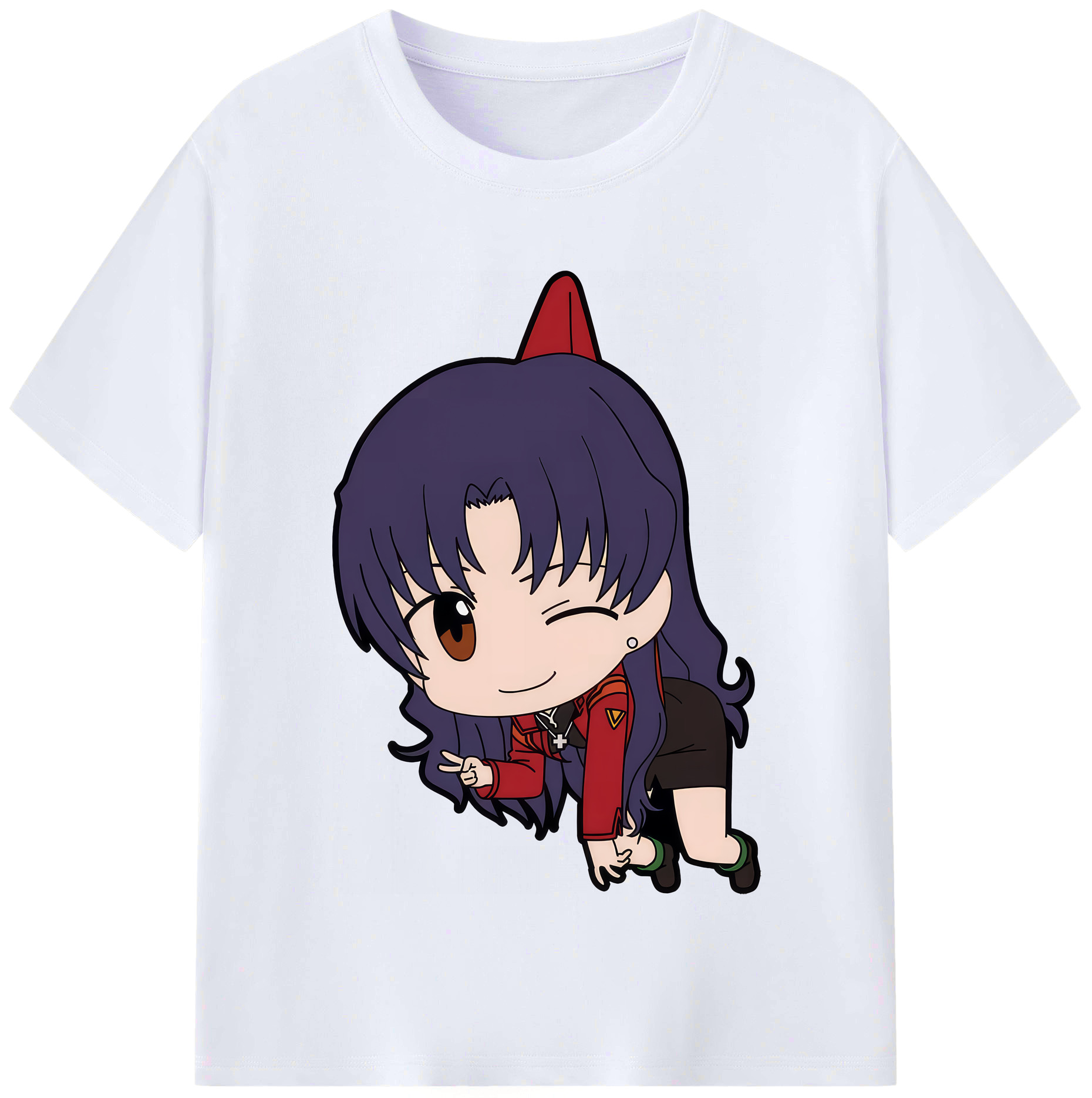 （画像用） EVA 新世紀エヴァンゲリオン レディースカジュアルプリントTシャツ（綿100％）
