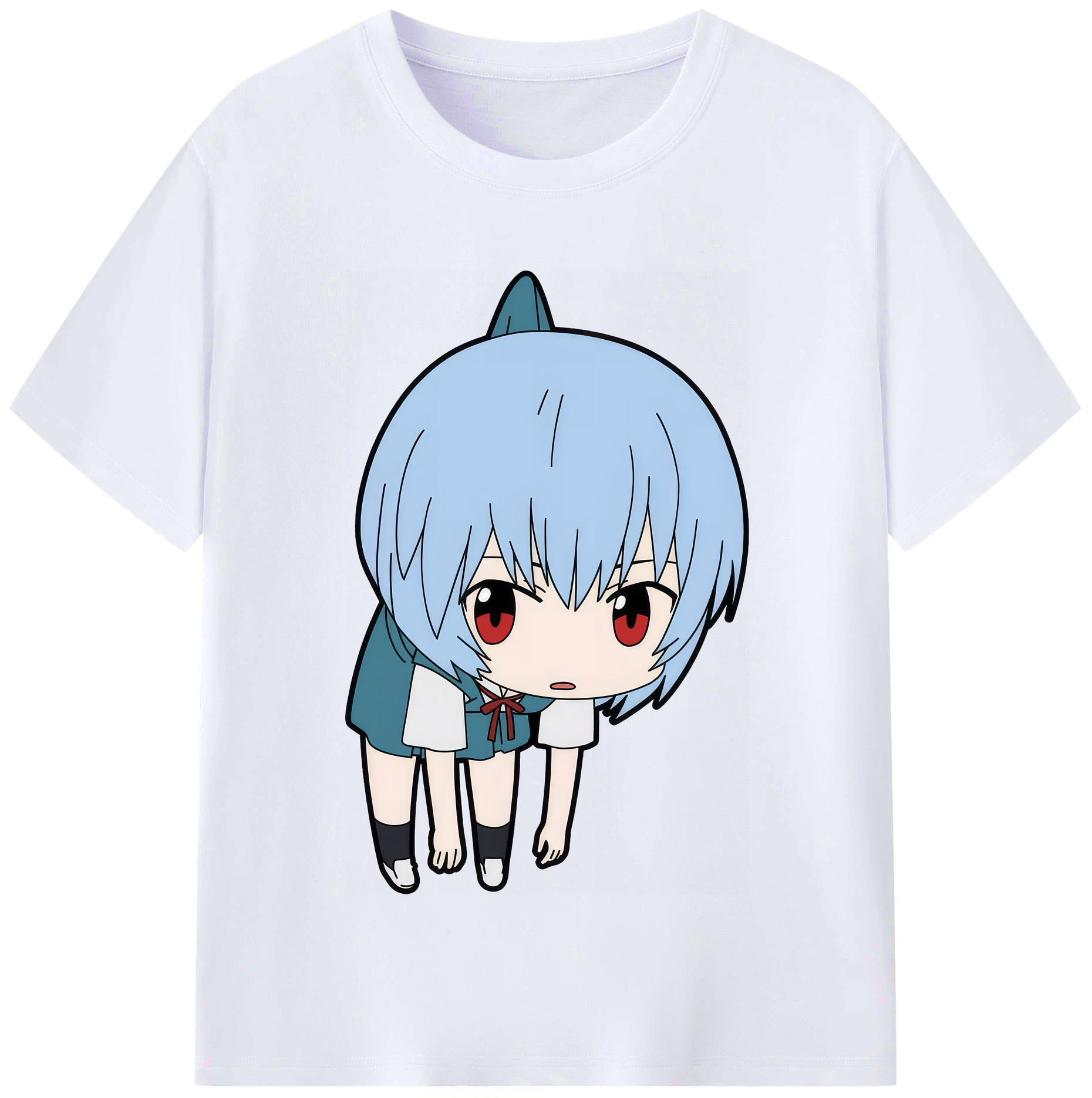 （画像用） EVA 新世紀エヴァンゲリオン レディースカジュアルプリントTシャツ（綿100％）