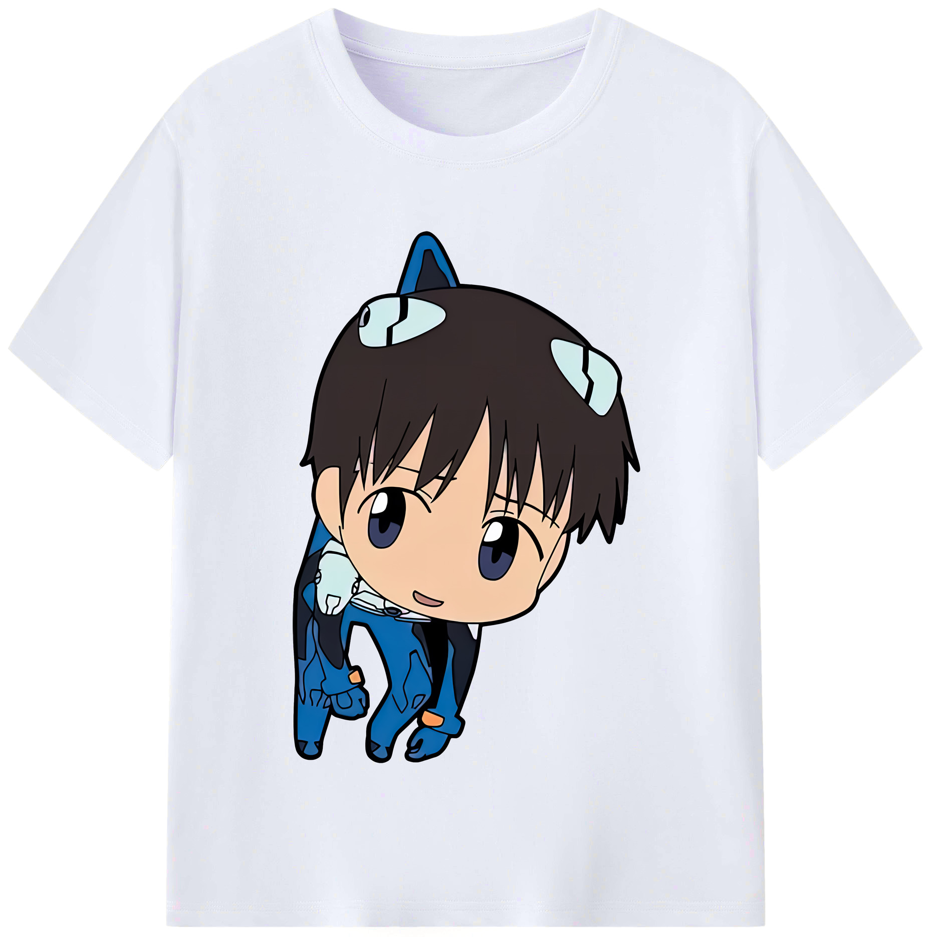 （画像用） EVA 新世紀エヴァンゲリオン レディースカジュアルプリントTシャツ（綿100％）