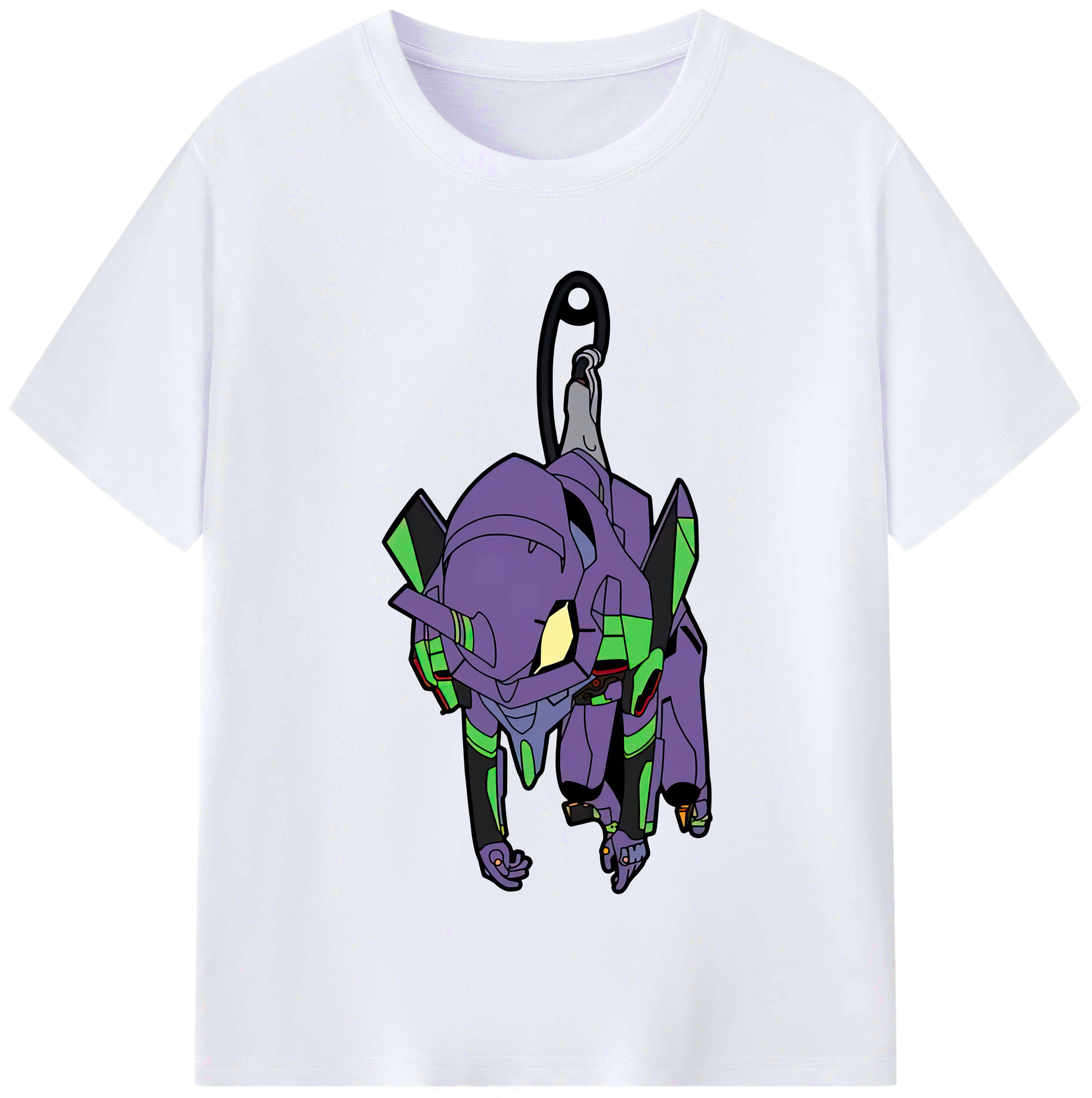 （画像用） EVA 新世紀エヴァンゲリオン レディースカジュアルプリントTシャツ（綿100％）