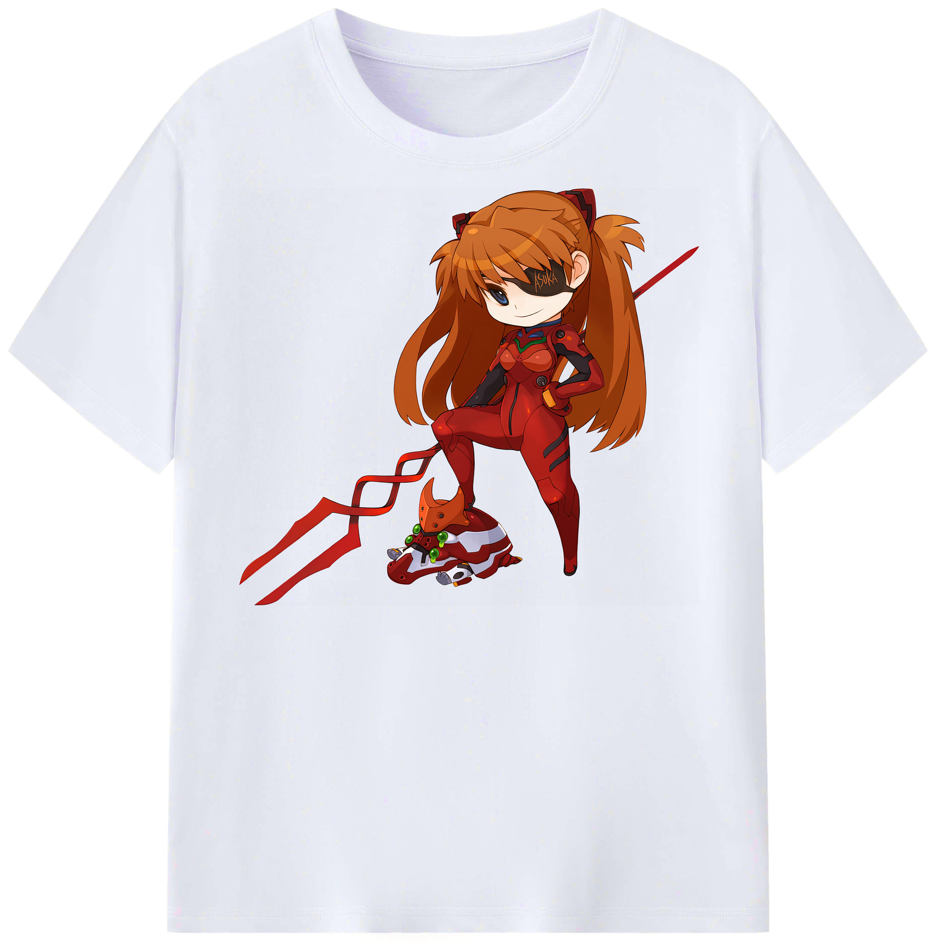 （画像用） EVA 新世紀エヴァンゲリオン レディースカジュアルプリントTシャツ（綿100％）