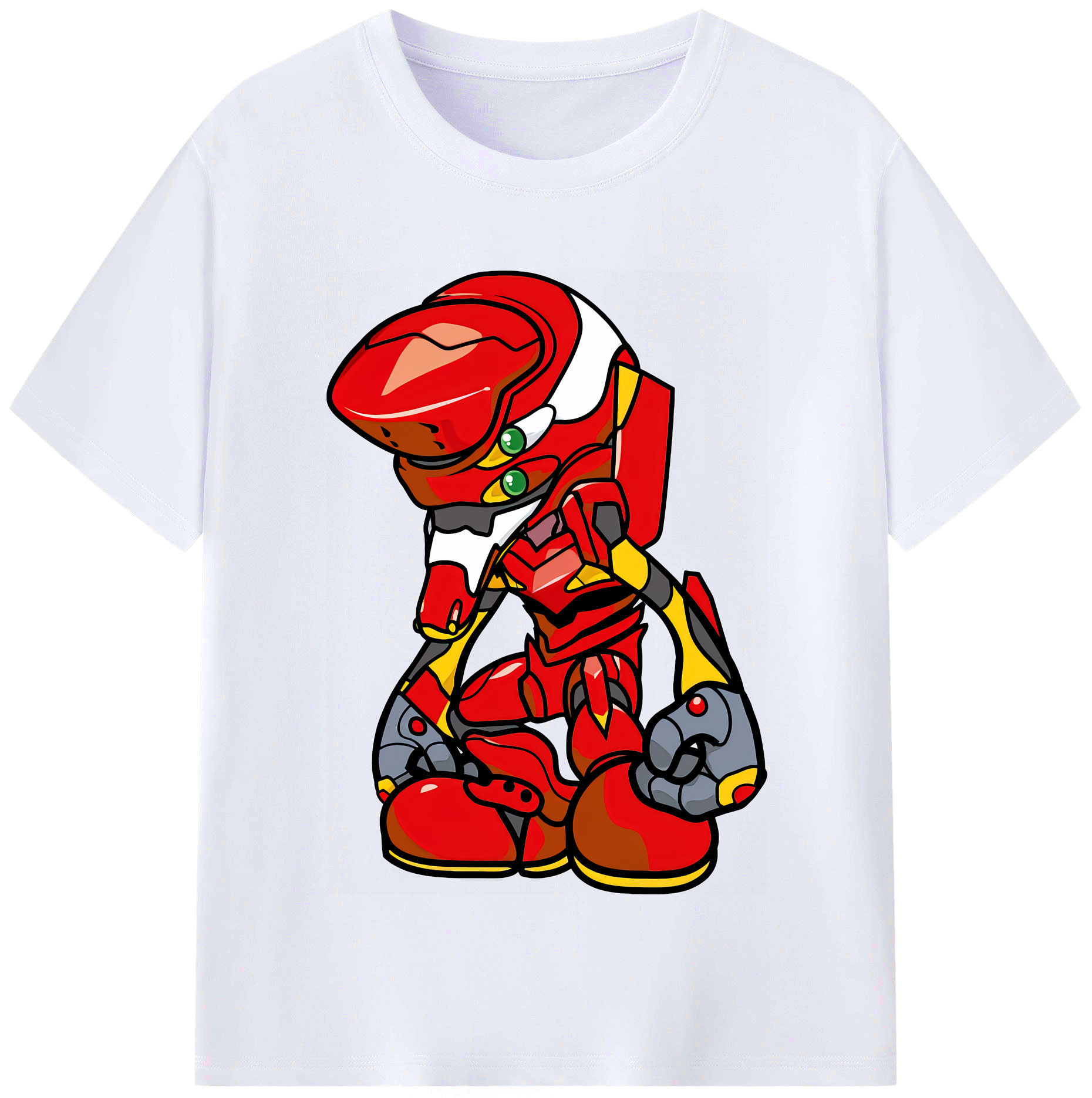 （画像用） EVA 新世紀エヴァンゲリオン レディースカジュアルプリントTシャツ（綿100％）
