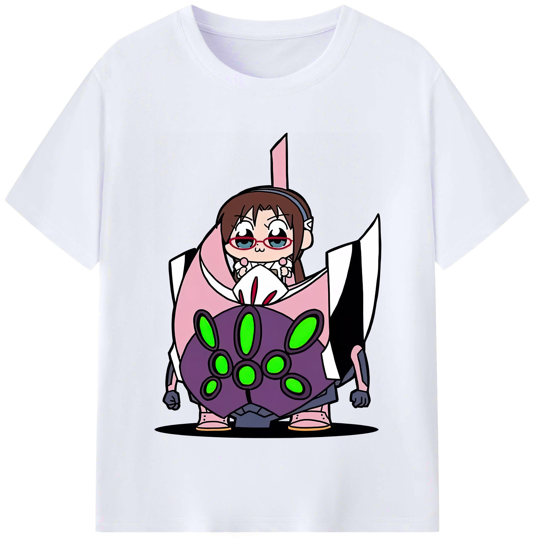 （画像用） EVA 新世紀エヴァンゲリオン レディースカジュアルプリントTシャツ（綿100％）