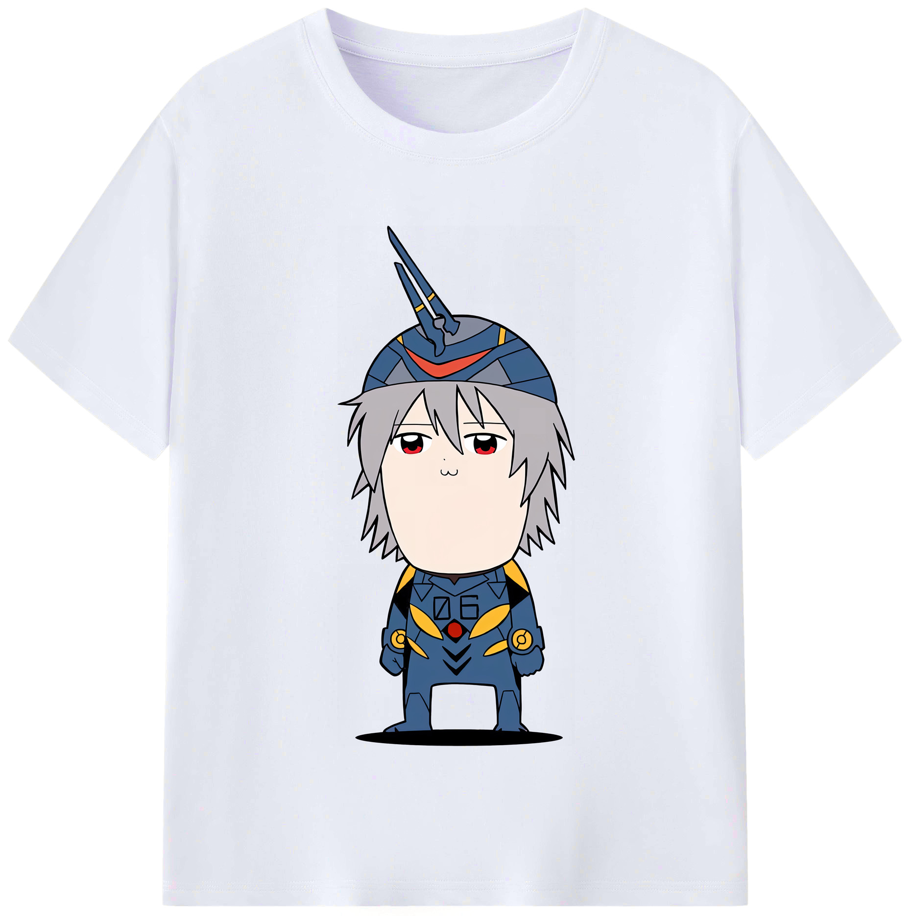 （画像用） EVA 新世紀エヴァンゲリオン レディースカジュアルプリントTシャツ（綿100％）
