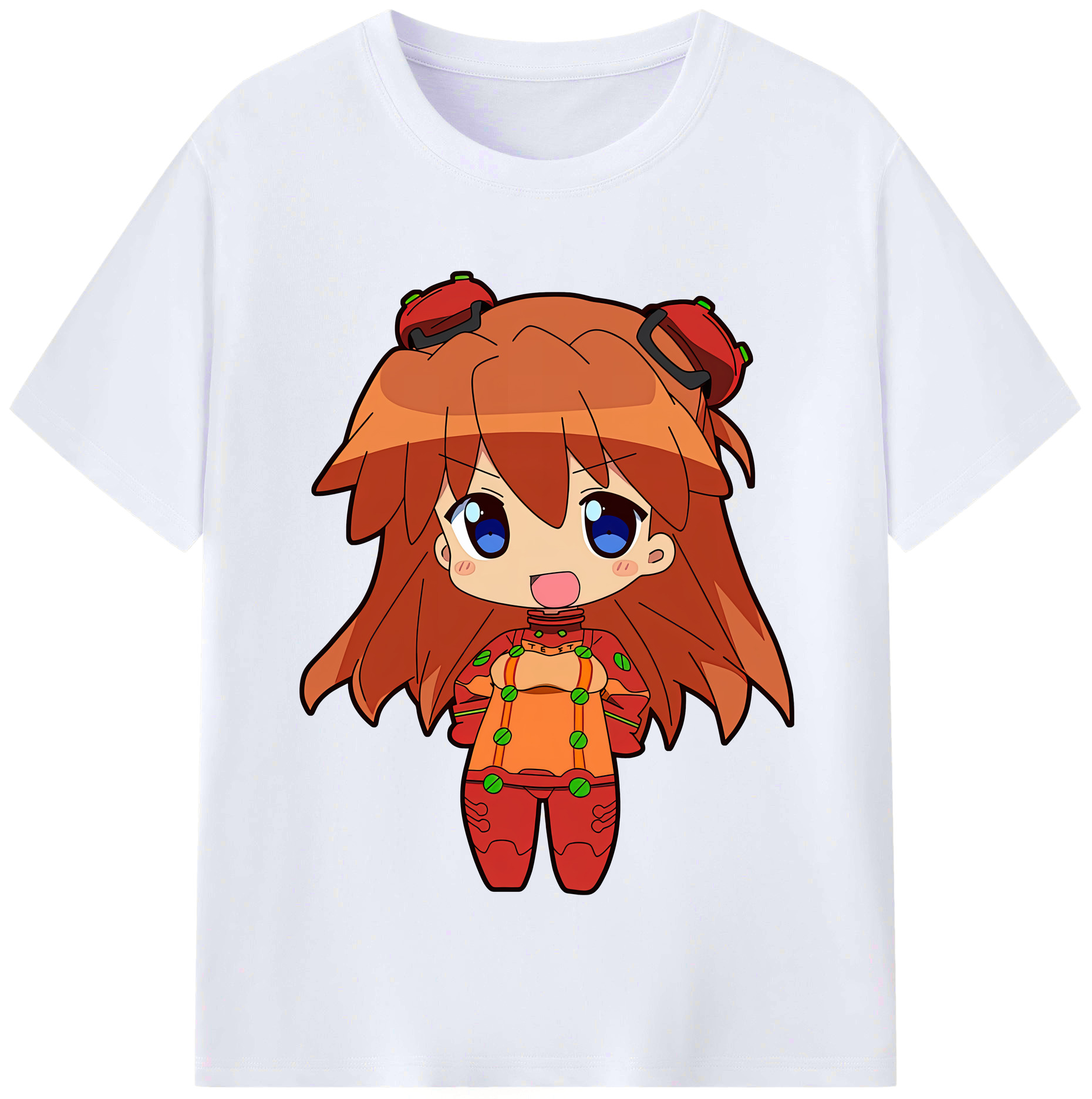 （画像用） EVA 新世紀エヴァンゲリオン レディースカジュアルプリントTシャツ（綿100％）