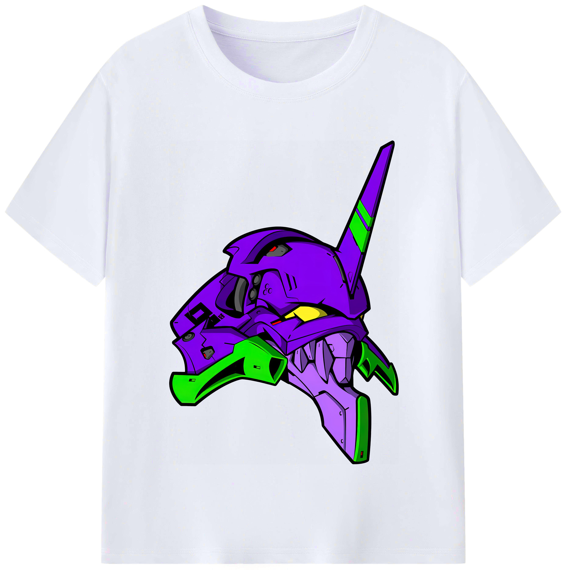 （画像用） EVA 新世紀エヴァンゲリオン レディースカジュアルプリントTシャツ（綿100％）