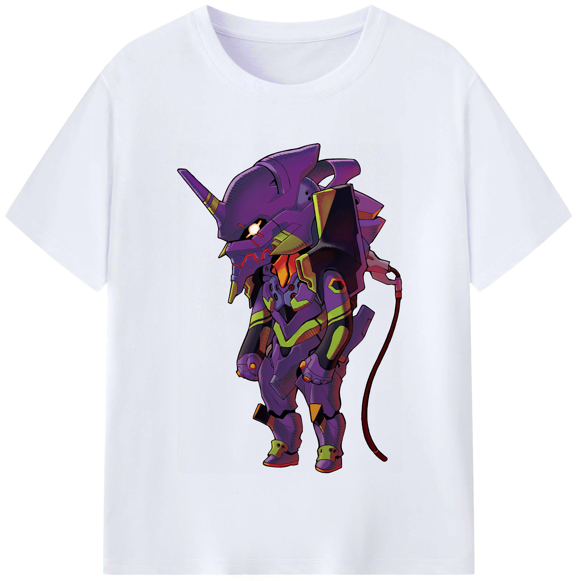 （画像用） EVA 新世紀エヴァンゲリオン レディースカジュアルプリントTシャツ（綿100％）