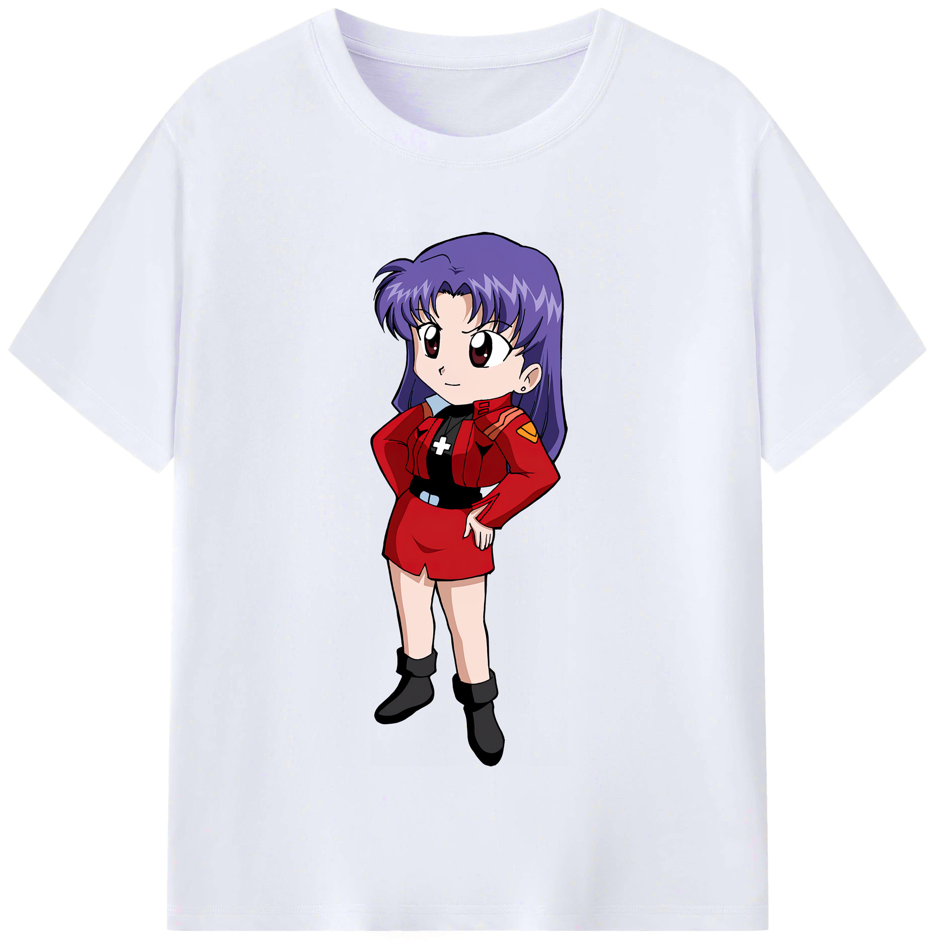 （画像用） EVA 新世紀エヴァンゲリオン レディースカジュアルプリントTシャツ（綿100％）