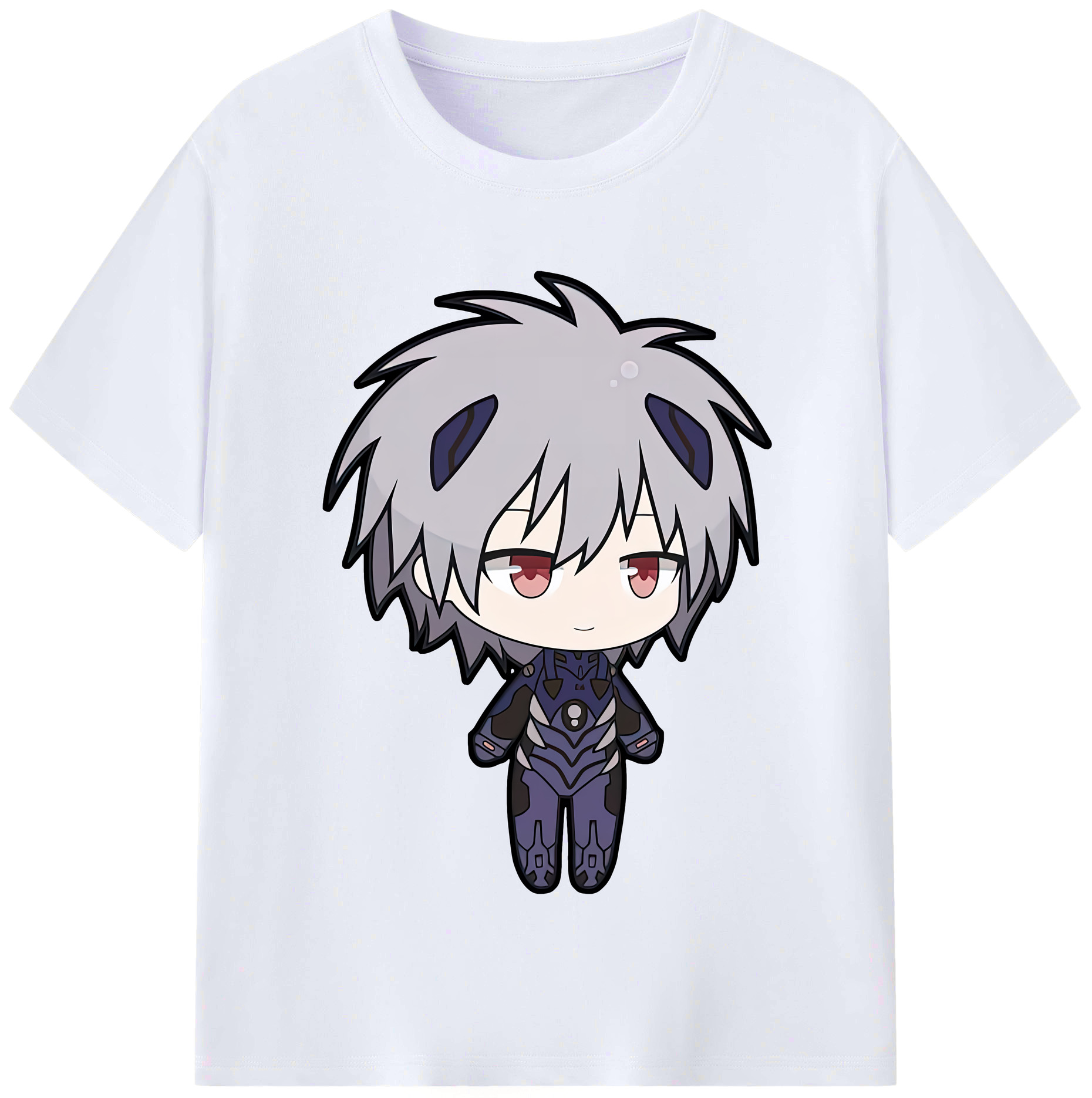 （画像用） EVA 新世紀エヴァンゲリオン レディースカジュアルプリントTシャツ（綿100％）