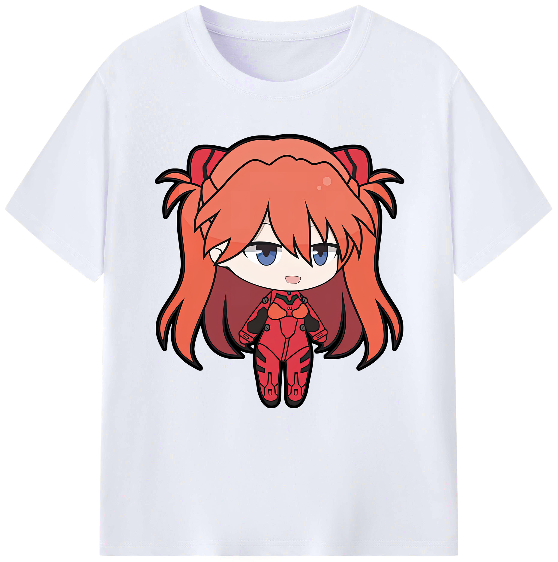 （画像用） EVA 新世紀エヴァンゲリオン レディースカジュアルプリントTシャツ（綿100％）
