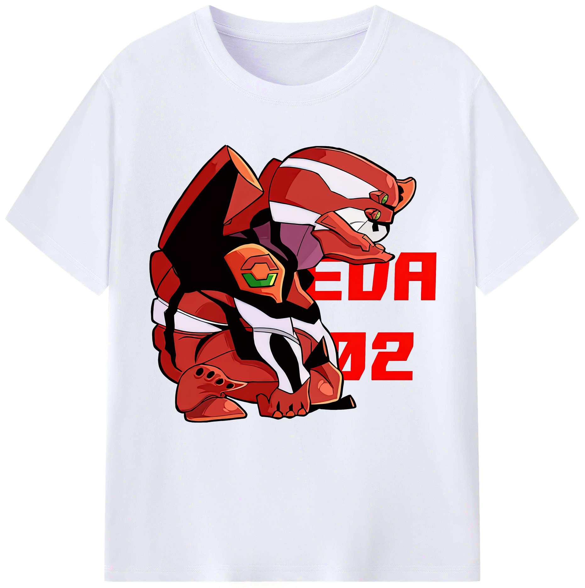 （画像用） EVA 新世紀エヴァンゲリオン レディースカジュアルプリントTシャツ（綿100％）