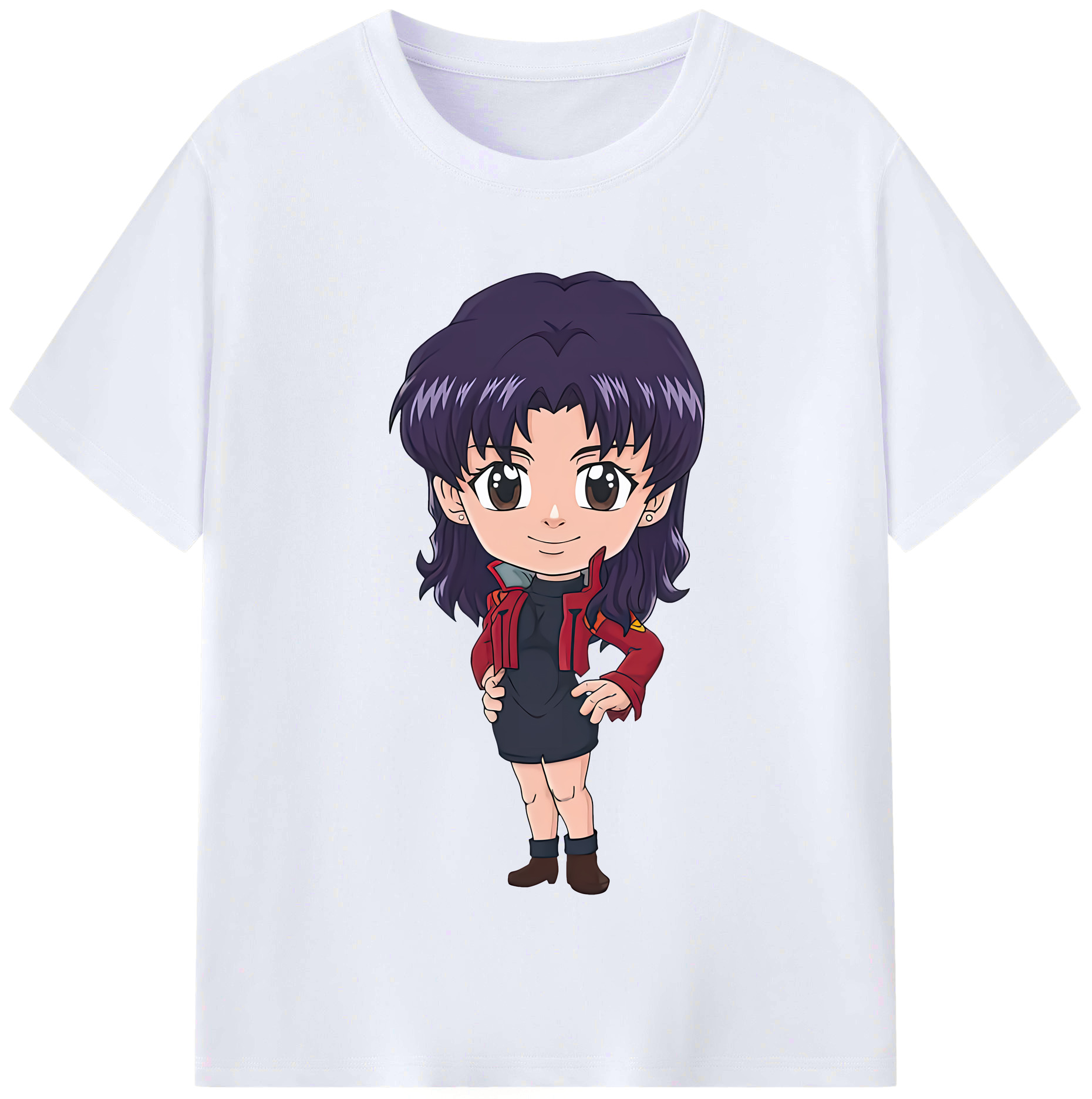 （画像用） EVA 新世紀エヴァンゲリオン レディースカジュアルプリントTシャツ（綿100％）
