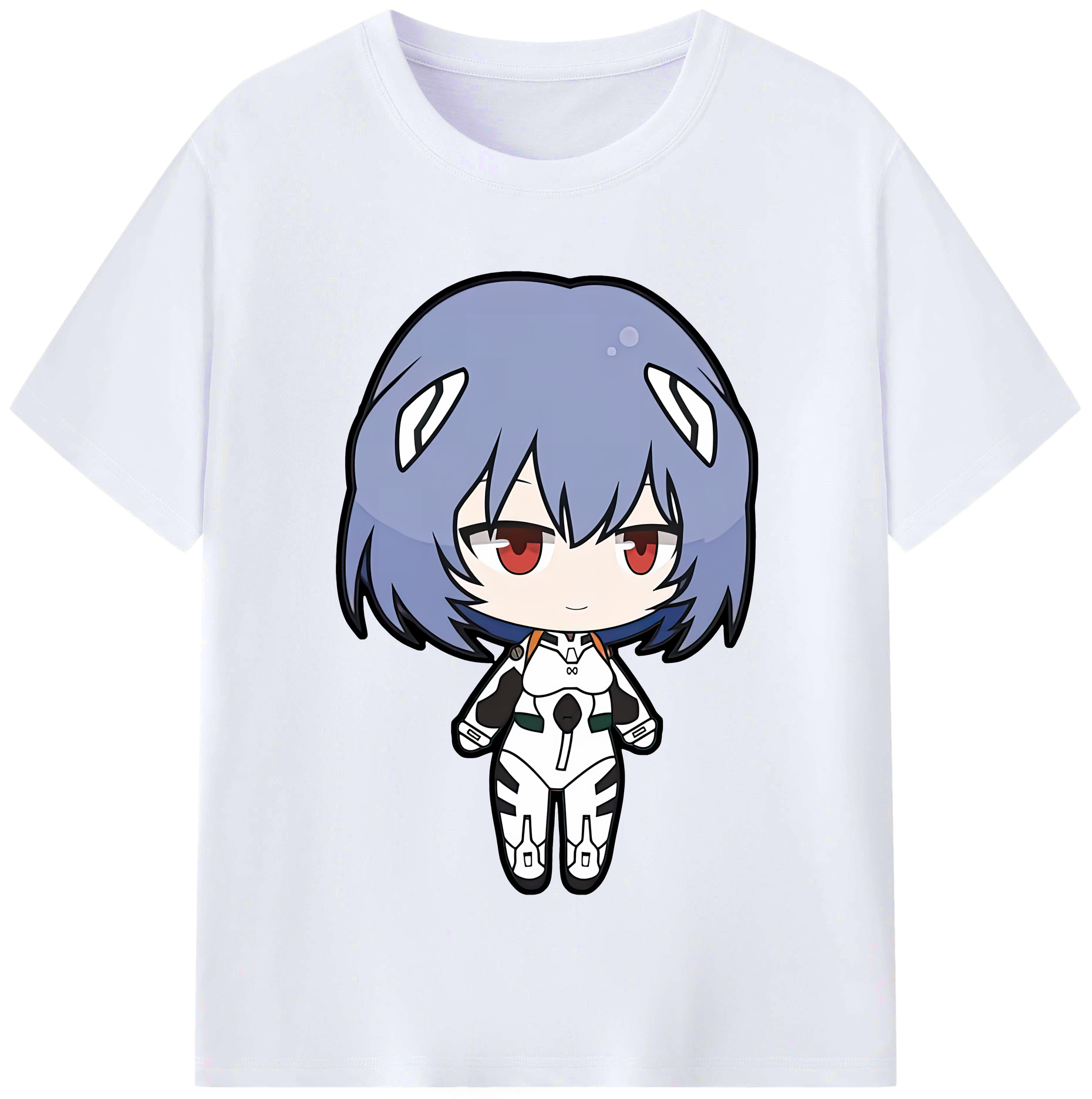 （画像用） EVA 新世紀エヴァンゲリオン レディースカジュアルプリントTシャツ（綿100％）