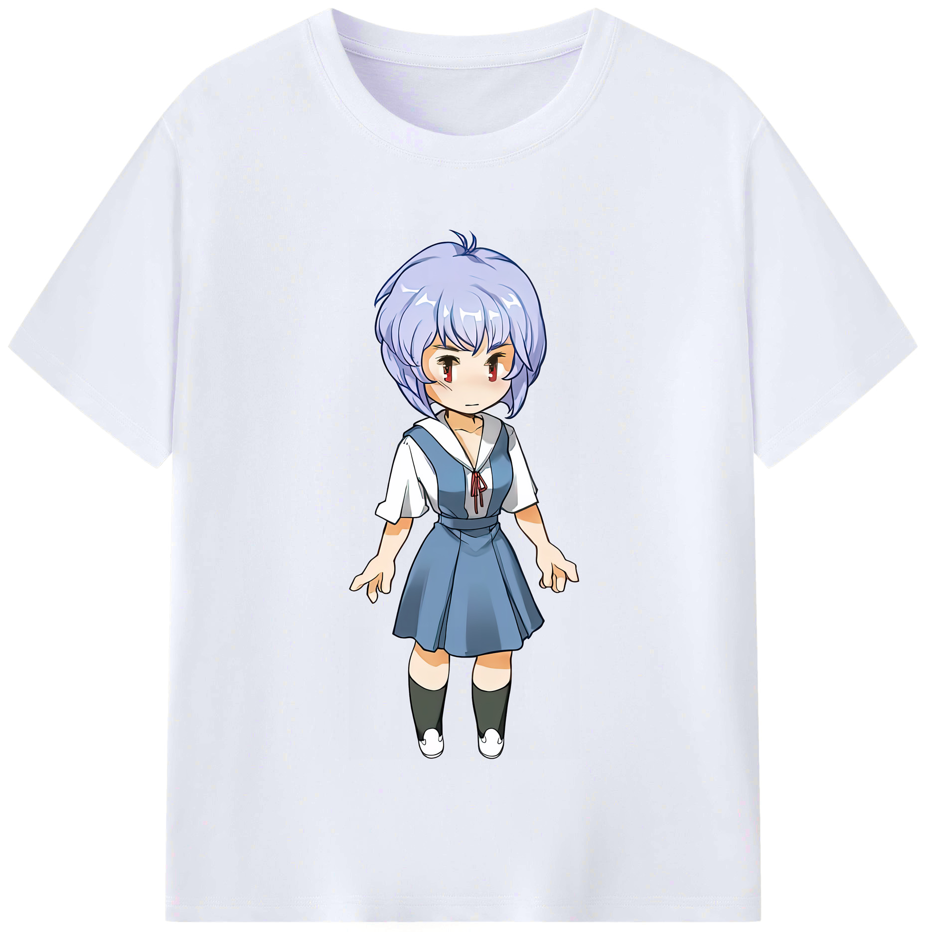 （画像用） EVA 新世紀エヴァンゲリオン レディースカジュアルプリントTシャツ（綿100％）
