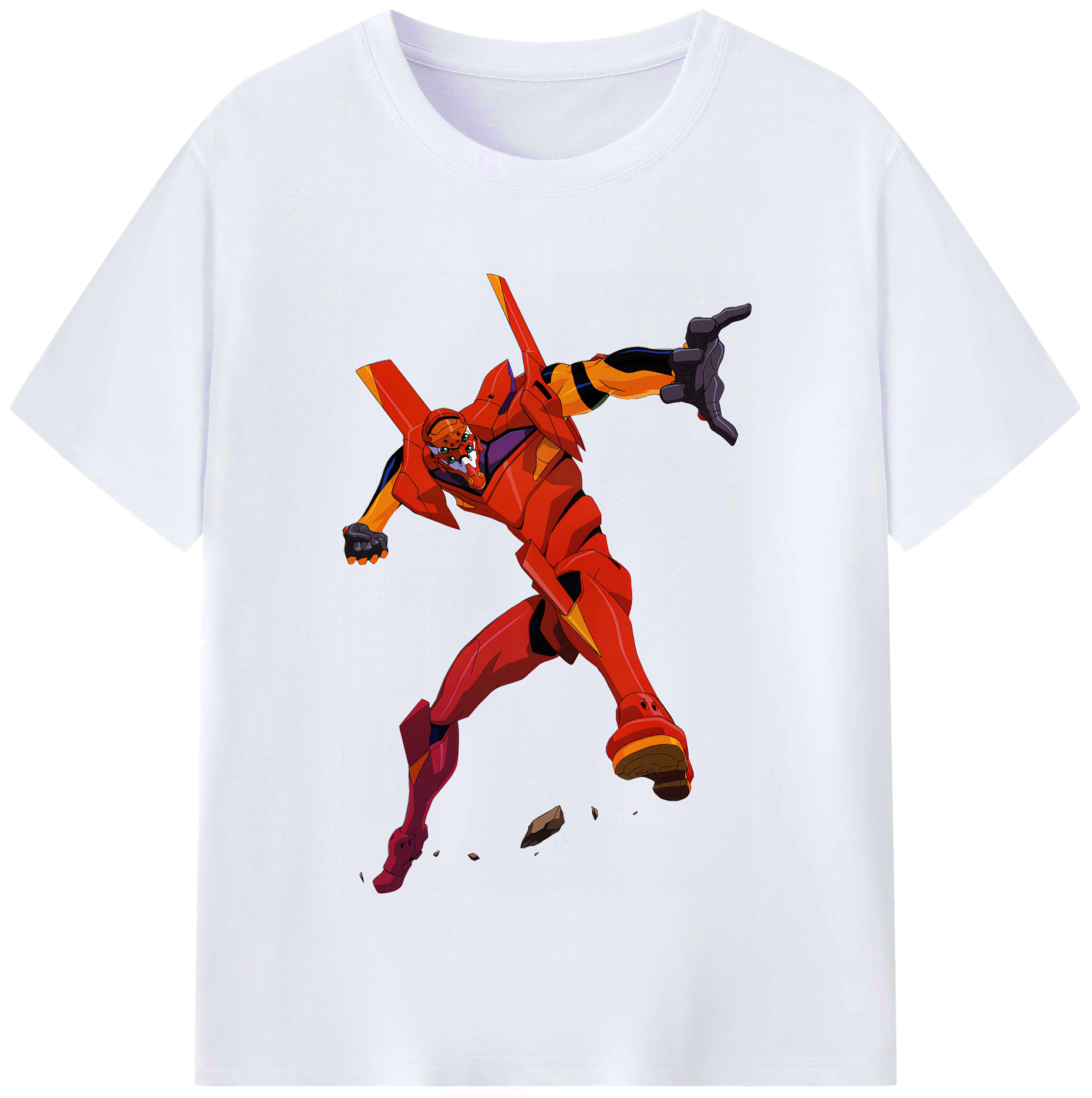 （画像用） EVA 新世紀エヴァンゲリオン レディースカジュアルプリントTシャツ（綿100％）